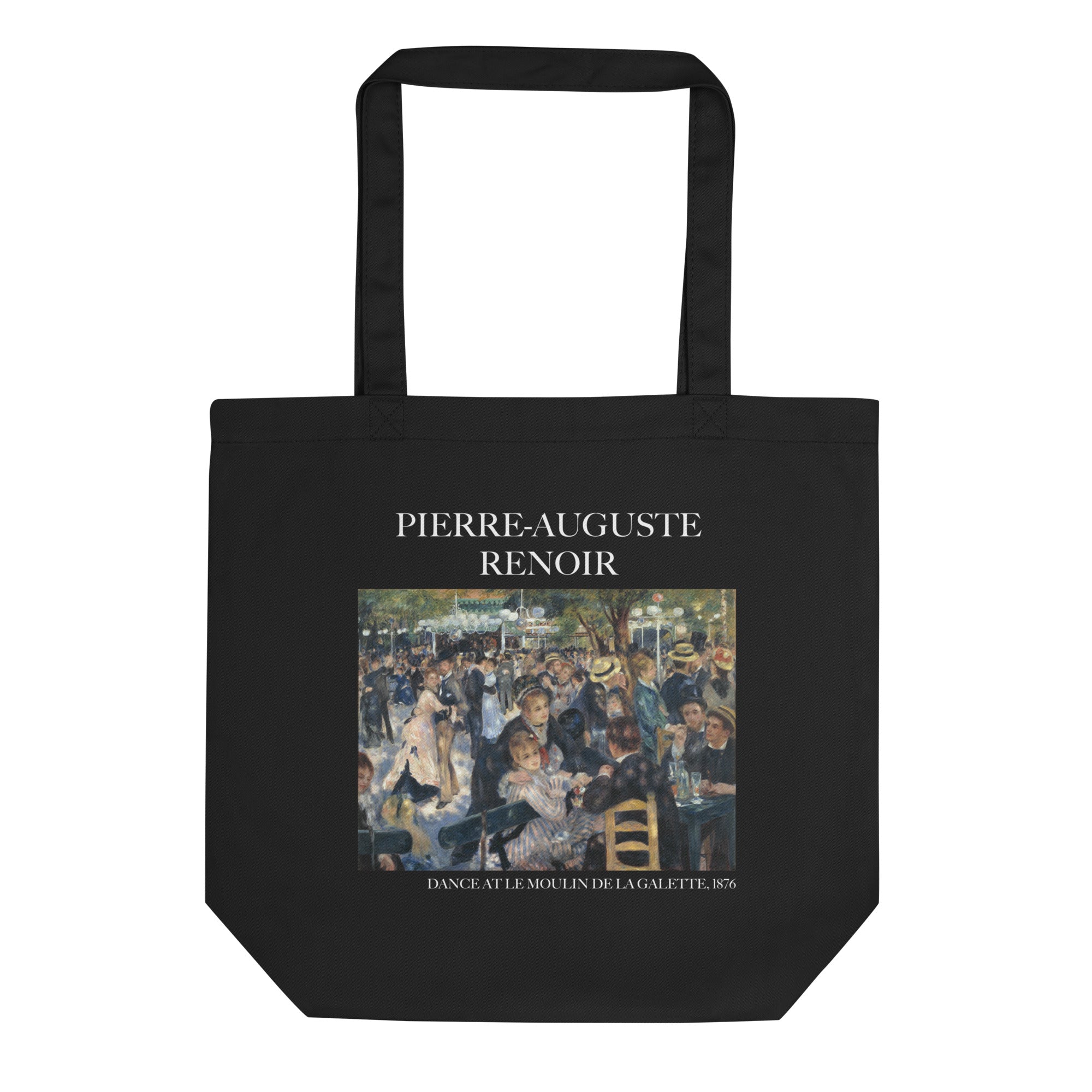 Pierre-Auguste Renoir 'Dance at Le Moulin de la Galette' Famous Painting Totebag | Eco Friendly Art Tote Bag