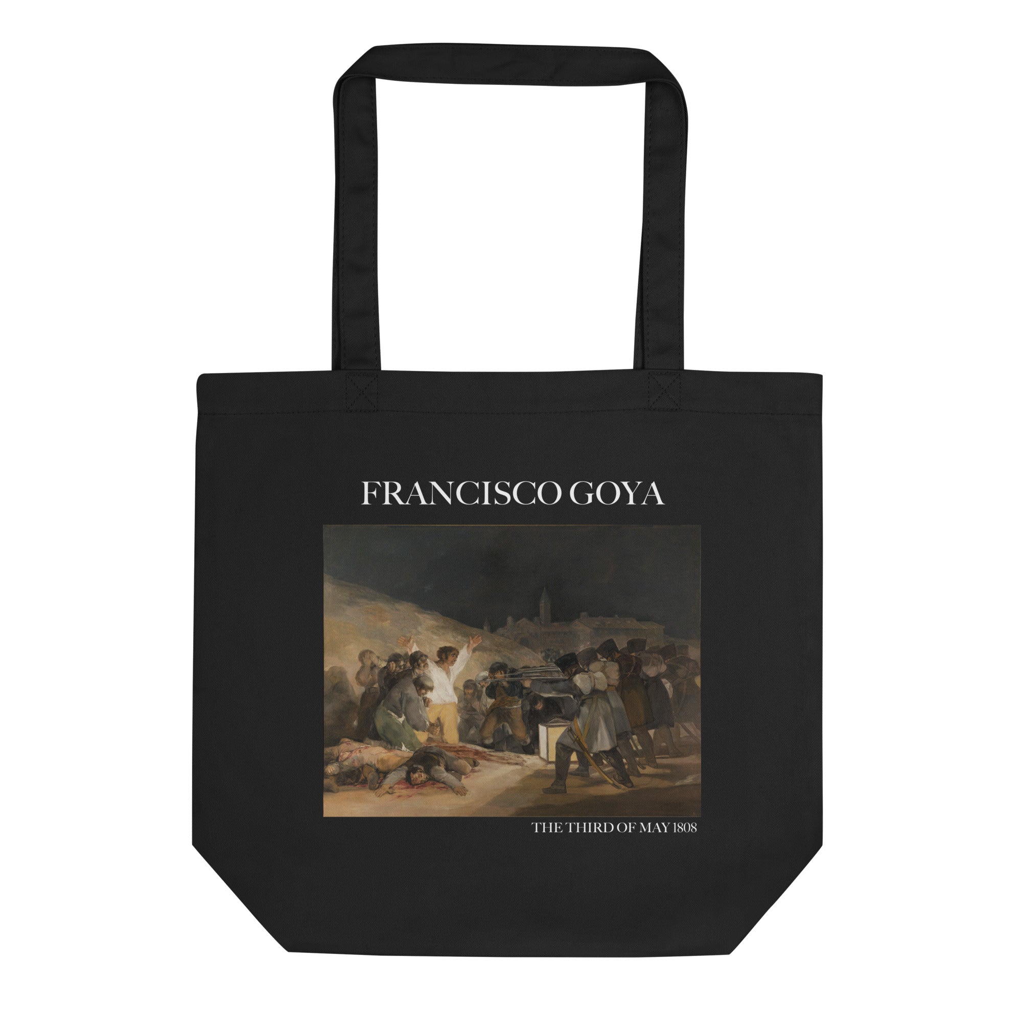 Francisco Goya 'Der dritte Mai 1808' berühmtes Gemälde Tote Bag | Umweltfreundliche Kunst Tote Bag