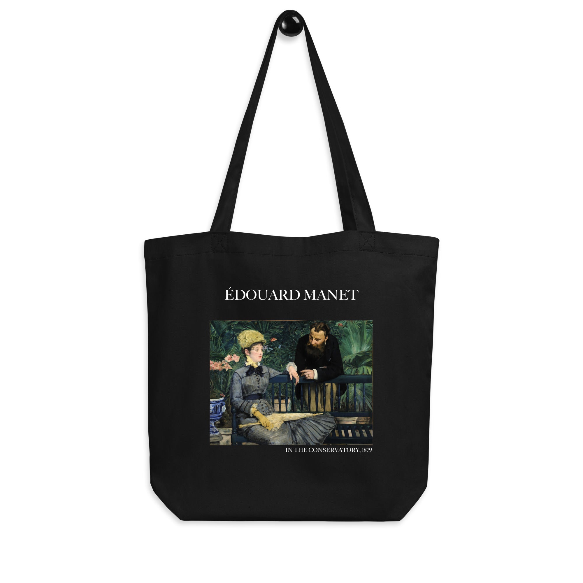 Édouard Manet 'In the Conservatory' Famous Painting Totebag | Eco Friendly Art Tote Bag