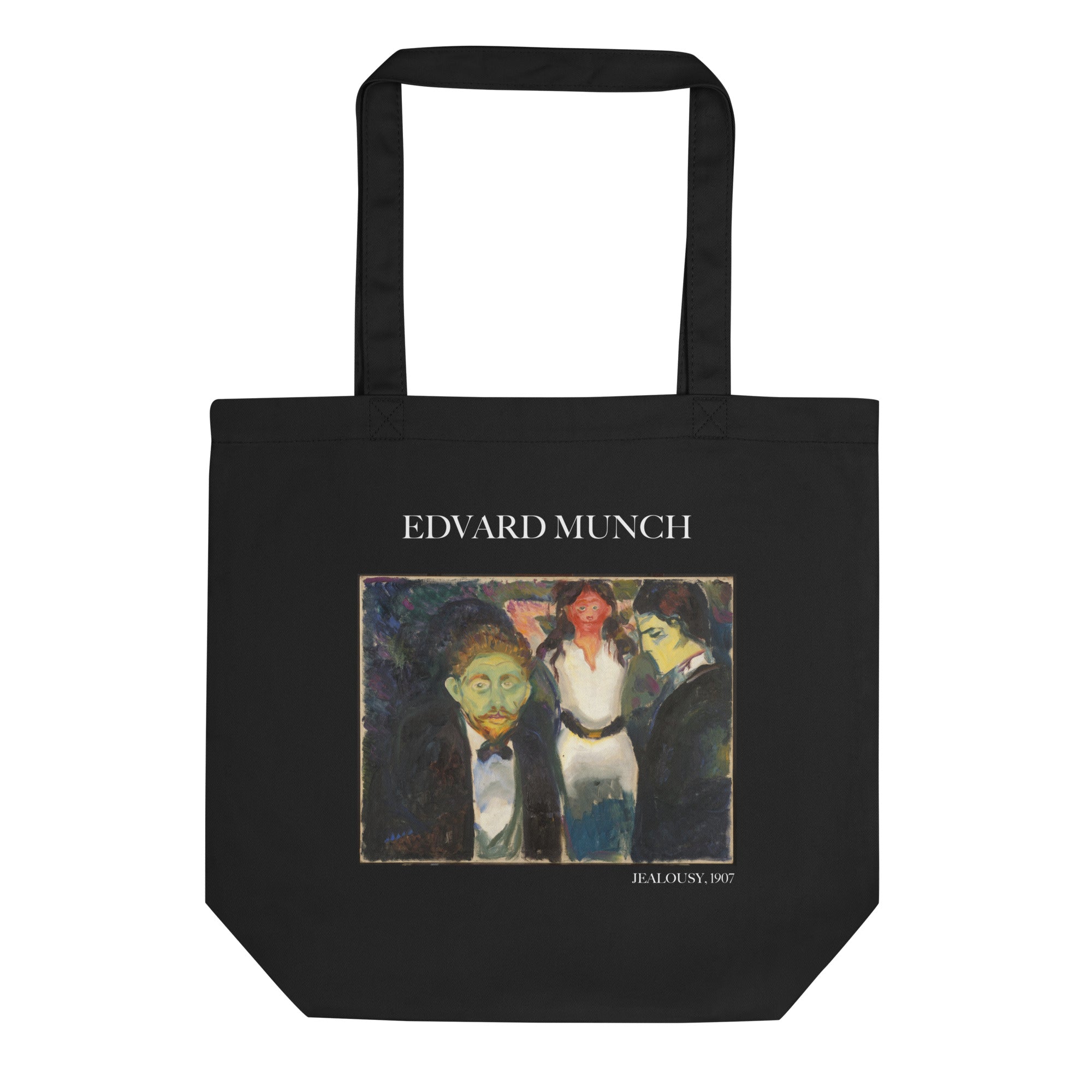 Edvard Munch 'Vampir' berühmtes Gemälde Tragetasche | Umweltfreundliche Kunst Tragetasche