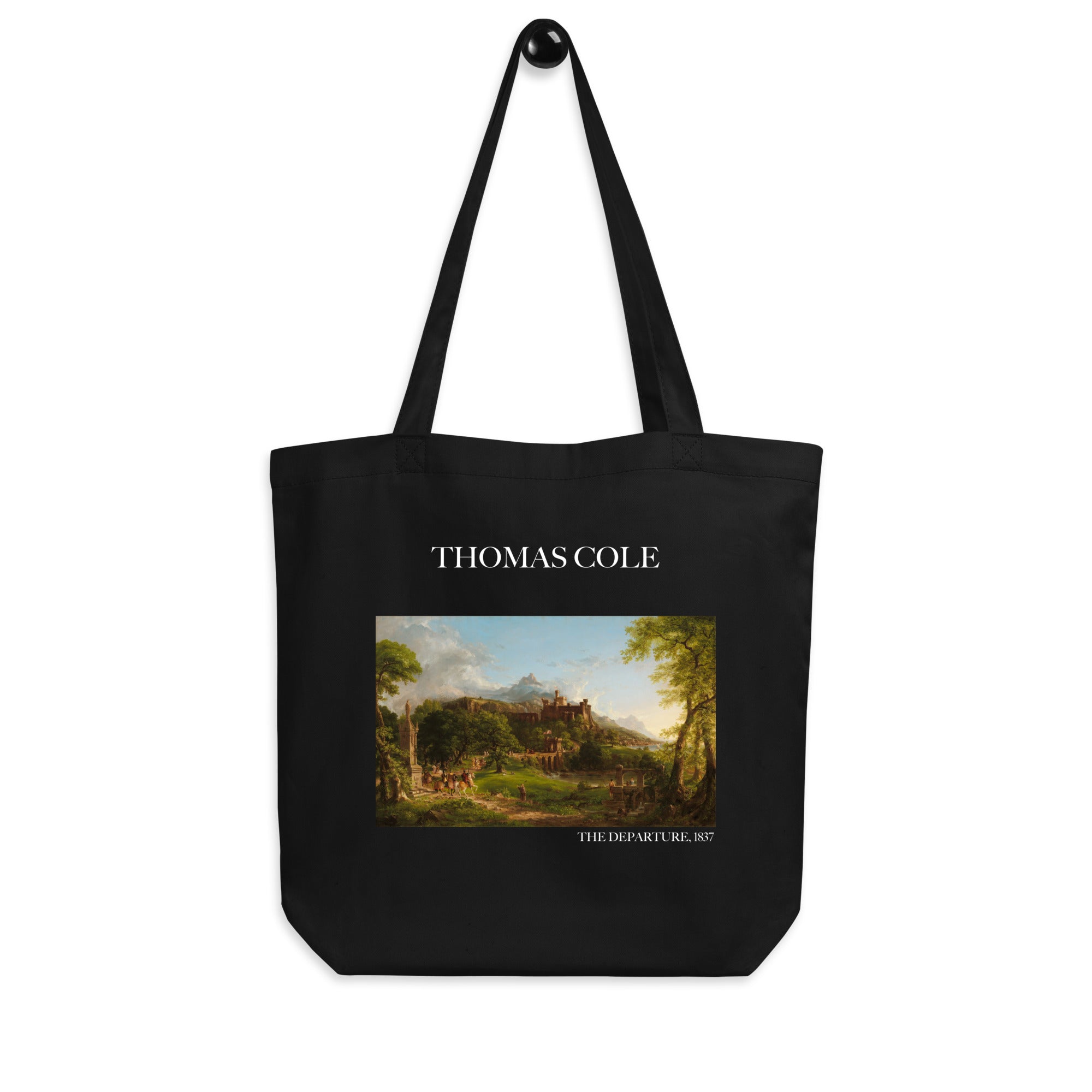Thomas Cole 'The Departure' berühmtes Gemälde Tragetasche | Umweltfreundliche Kunst Tragetasche