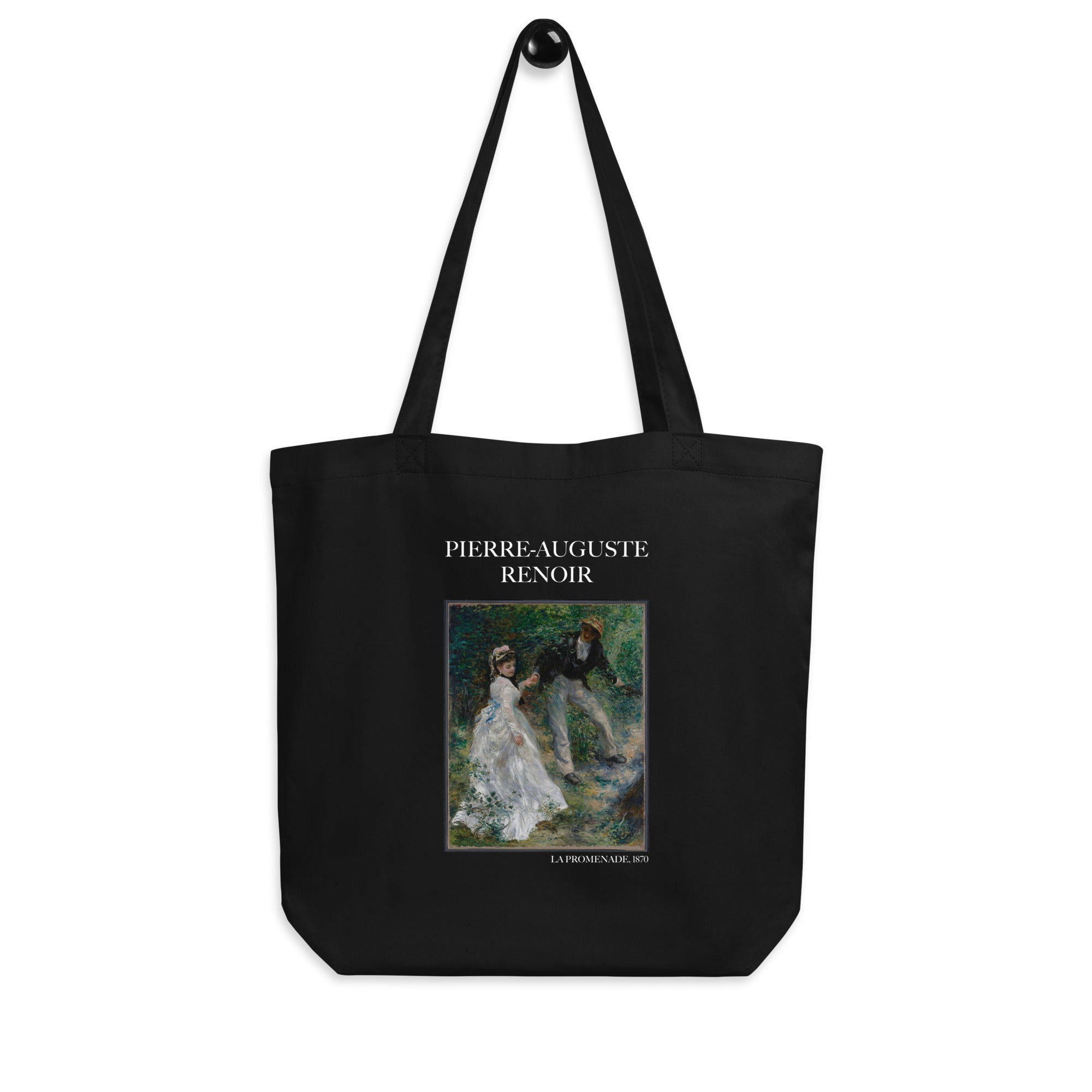 Pierre-Auguste Renoir 'La Promenade' Famous Painting Totebag | Eco Friendly Art Tote Bag