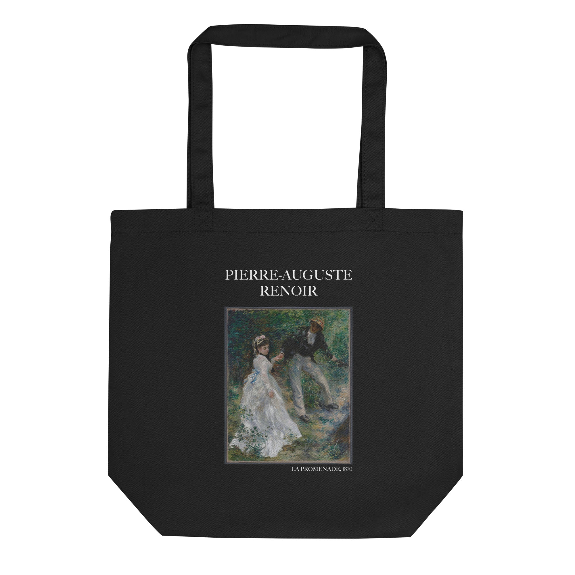 Pierre-Auguste Renoir 'La Promenade' Famous Painting Totebag | Eco Friendly Art Tote Bag