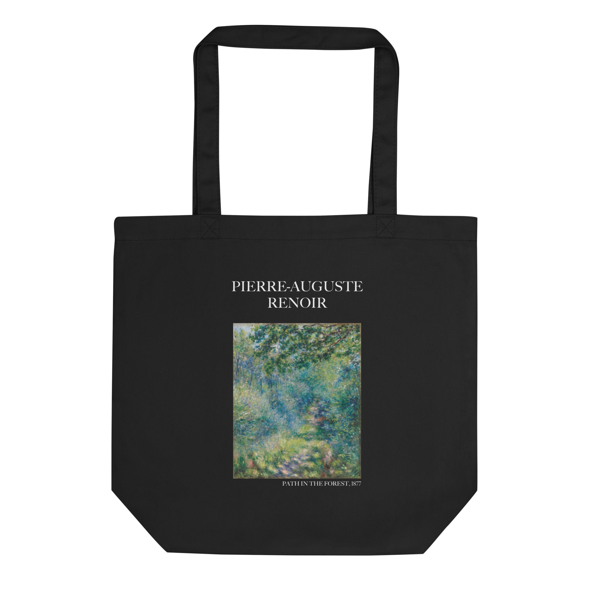 Pierre-Auguste Renoir 'Path in the Forest' Famous Painting Totebag | Eco Friendly Art Tote Bag