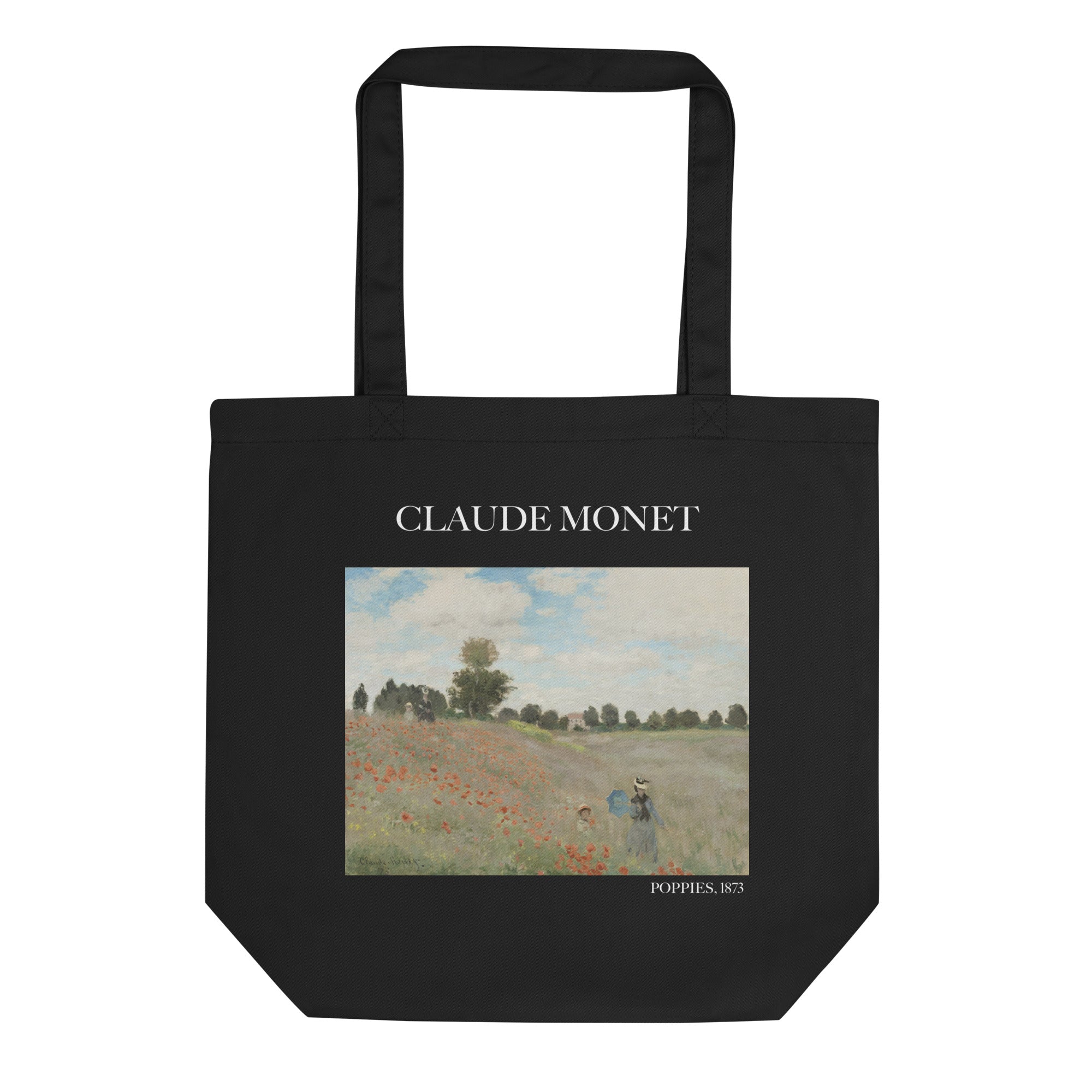 Claude Monet 'Mohnblumen' berühmtes Gemälde Einkaufstasche | Umweltfreundliche Kunst Einkaufstasche