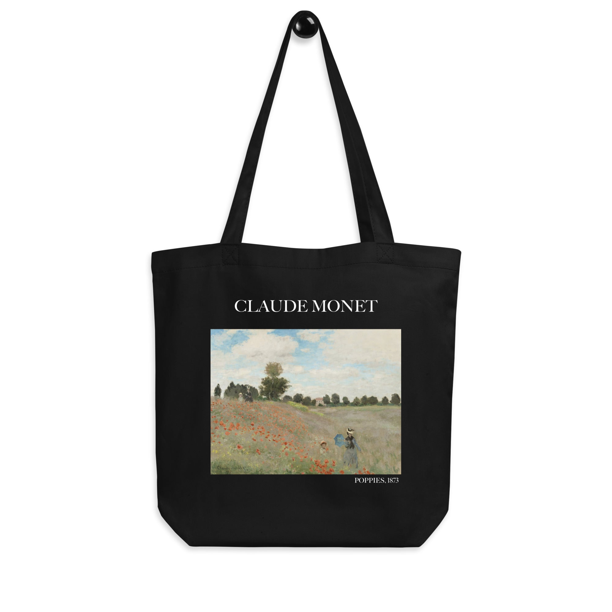 Claude Monet 'Mohnblumen' berühmtes Gemälde Einkaufstasche | Umweltfreundliche Kunst Einkaufstasche