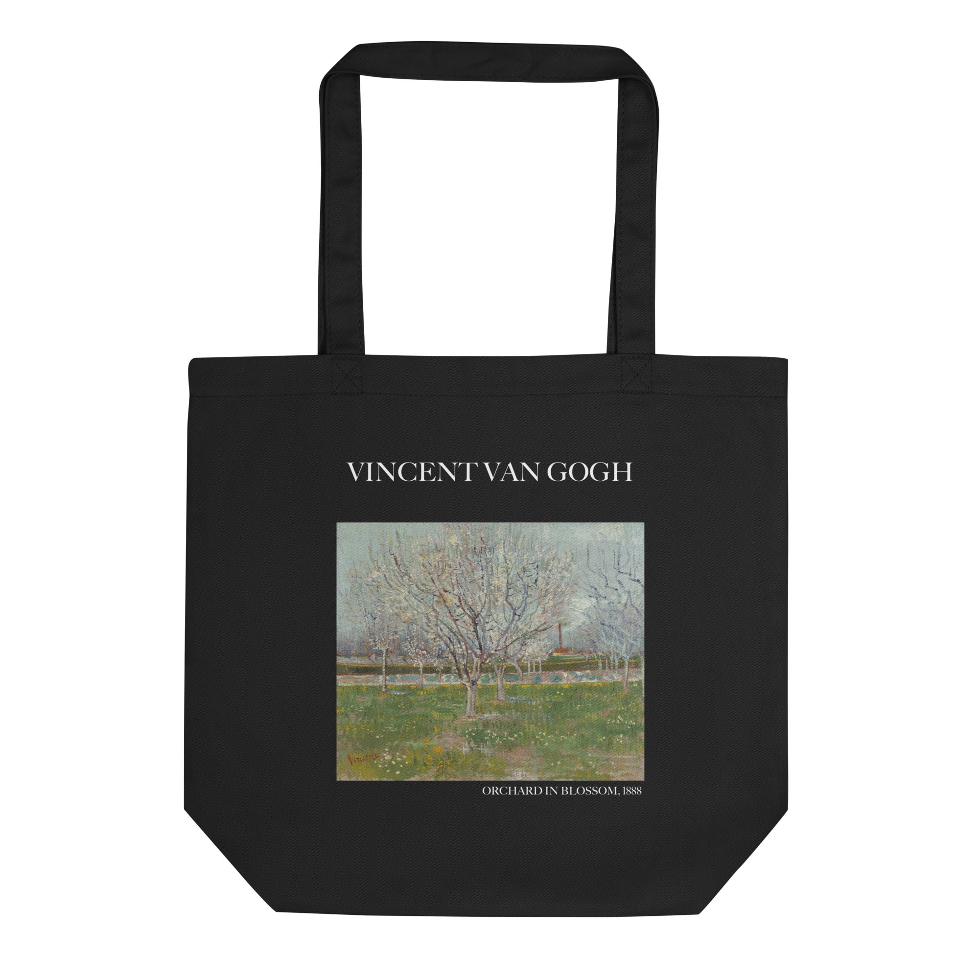Vincent van Gogh 'Orchard in Blossom' Famous Painting Totebag | Eco Friendly Art Tote Bag