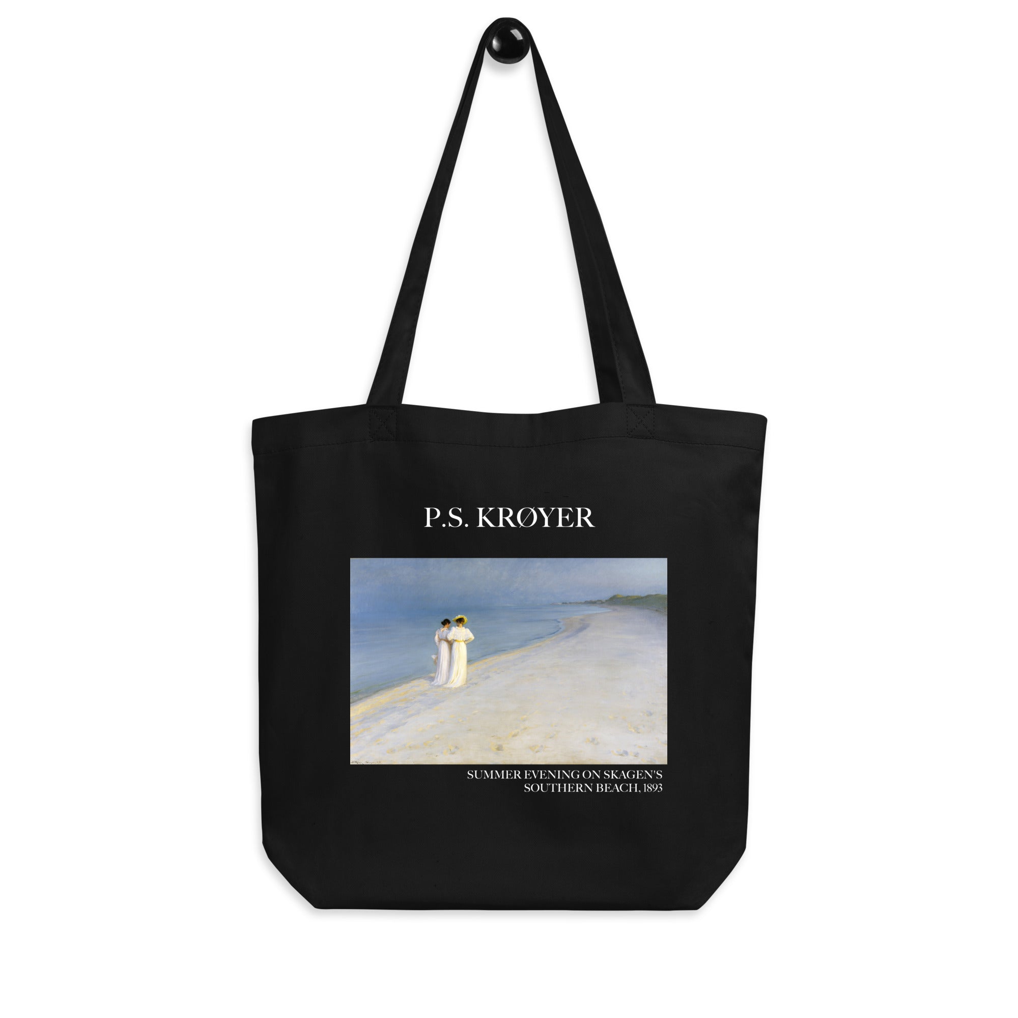 P.S. Krøyer 'Summer Evening on Skagen's Southern Beach' Famous Painting Totebag | Eco Friendly Art Tote Bag