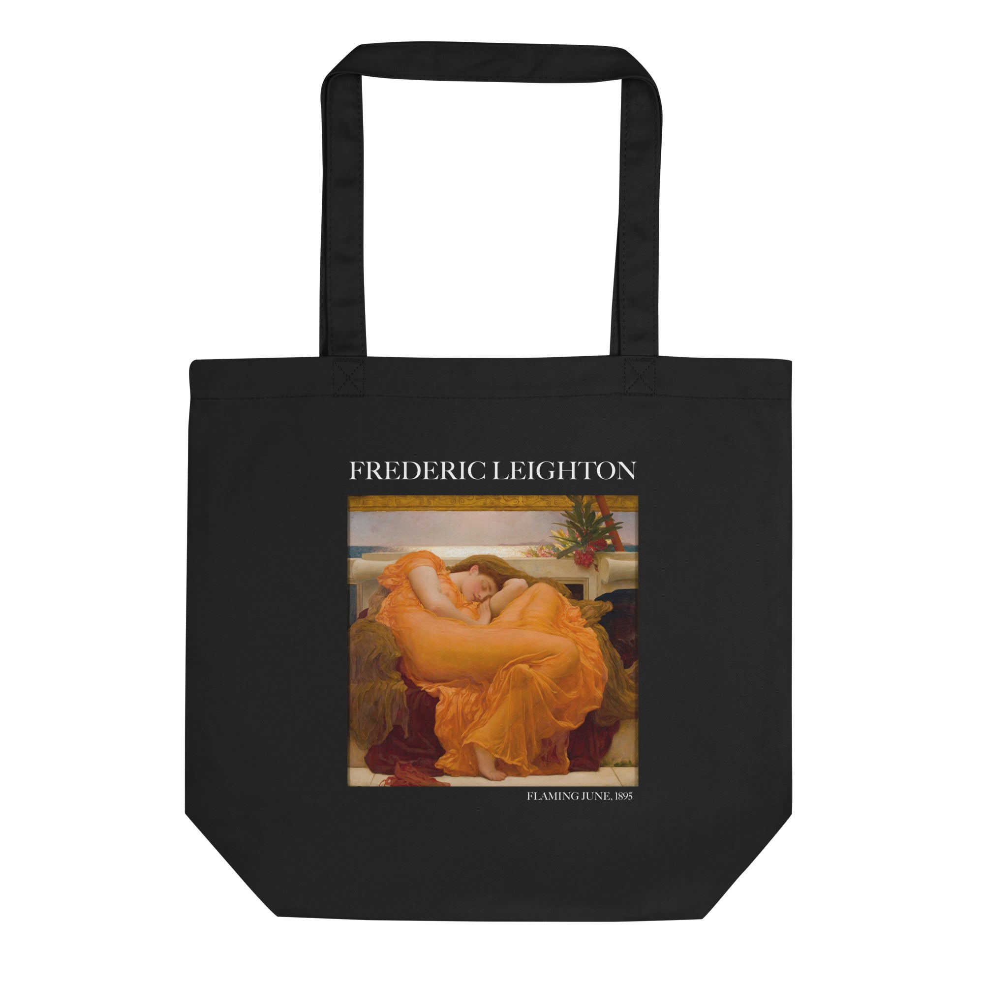 Frederic Leighton 'Flaming June' Famous Painting Totebag | Eco Friendly Art Tote Bag