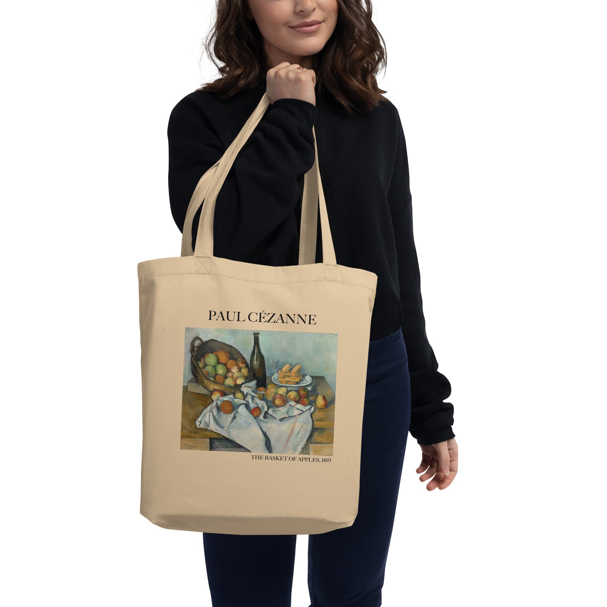 Paul Cézanne - Einkaufstasche mit berühmtem Gemälde „Der Korb mit Äpfeln“ | Umweltfreundliche Kunst-Einkaufstasche