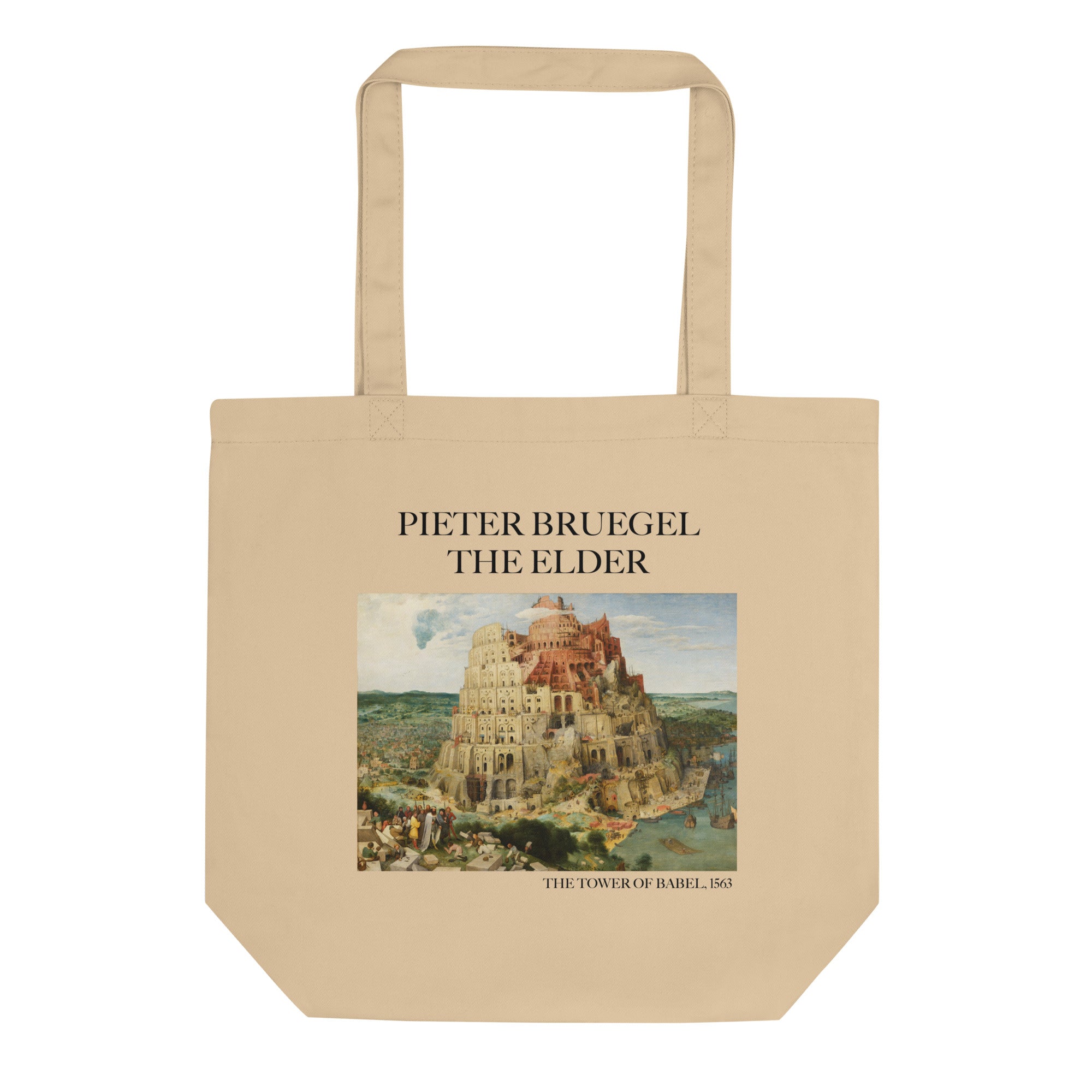 Pieter Bruegel the Elder 'The Tower of Babel' Famous Painting Totebag | Eco Friendly Art Tote Bag