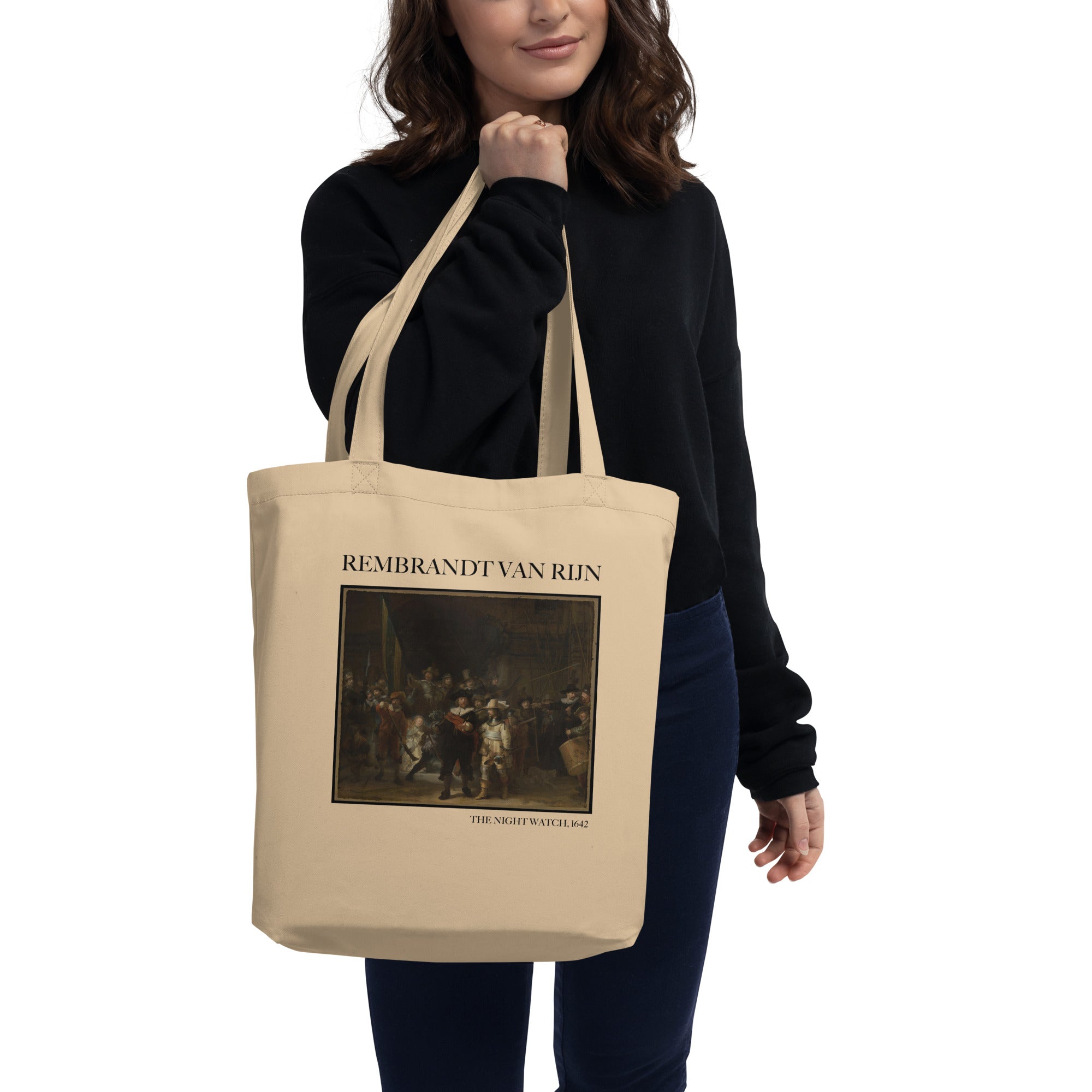 Rembrandt van Rijn 'The Night Watch' Famous Painting Totebag | Eco Friendly Art Tote Bag