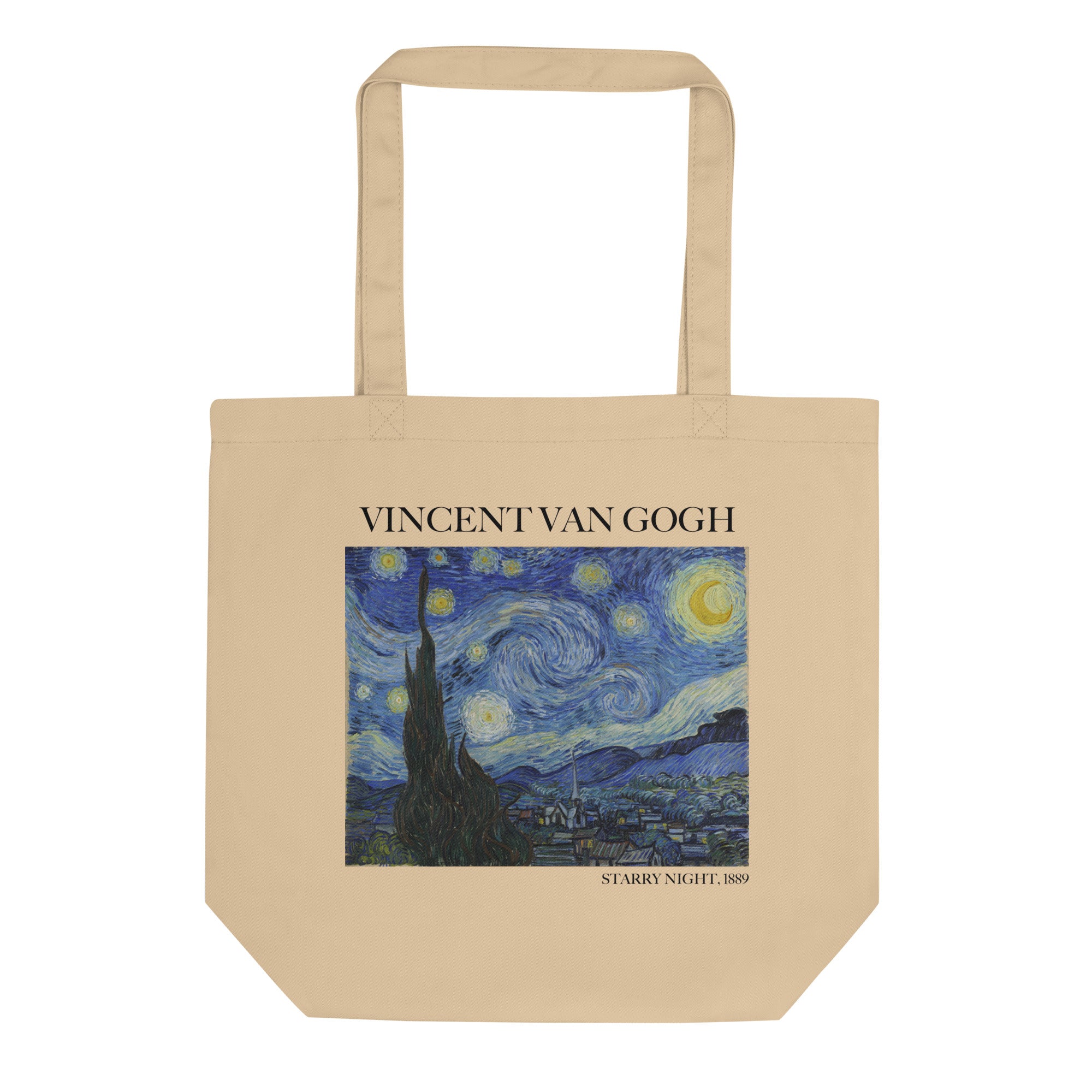 Einkaufstasche „Sternennacht“ von Vincent van Gogh, berühmtes Gemälde, umweltfreundliche Kunst-Einkaufstasche