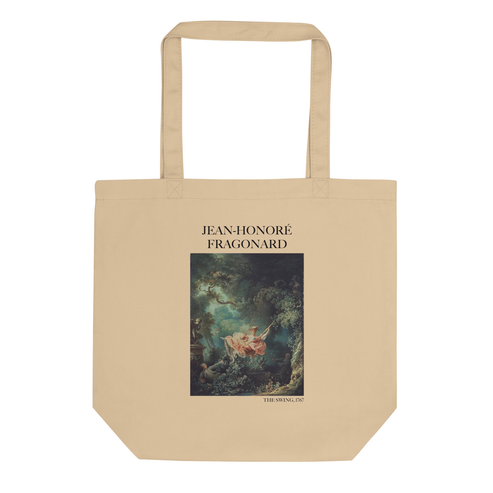 Jean-Honoré Fragonard 'The Swing' Famous Painting Totebag | Eco Friendly Art Tote Bag