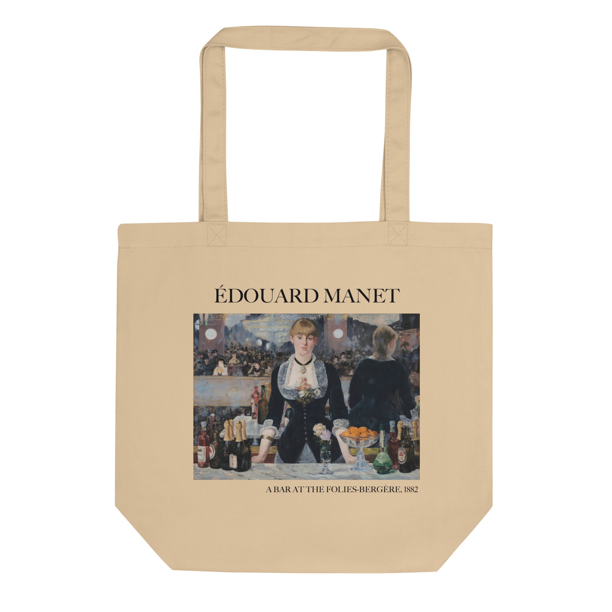 Édouard Manet 'A Bar at the Folies-Bergère' Famous Painting Totebag | Eco Friendly Art Tote Bag
