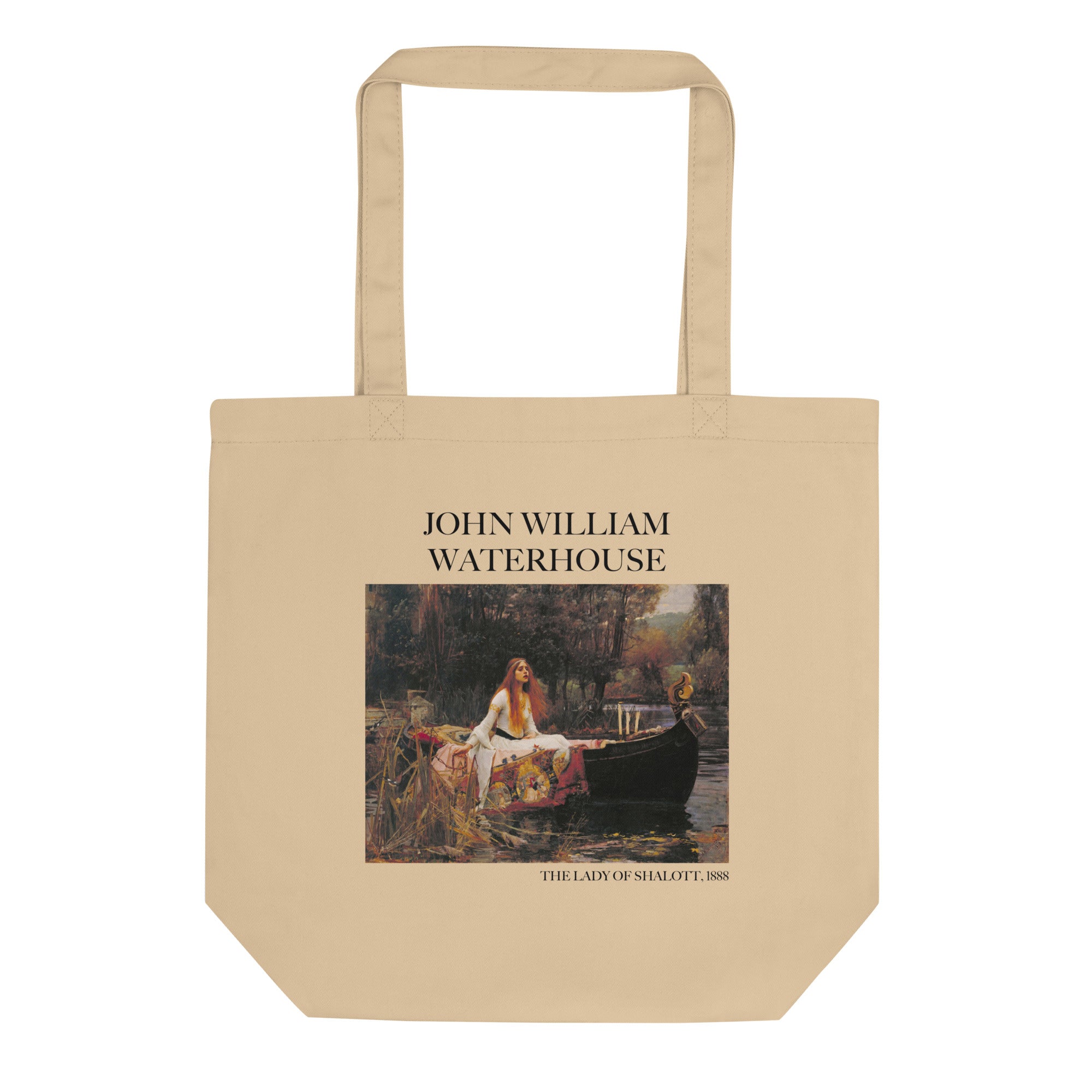 John William Waterhouse 'The Lady of Shalott' Famous Painting Totebag | Eco Friendly Art Tote Bag