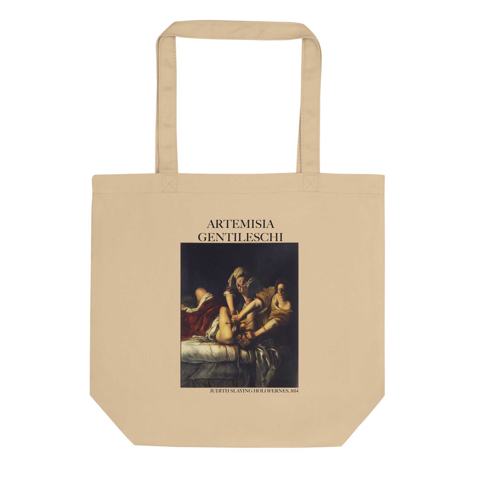 Artemisia Gentileschi 'Judith Slaying Holofernes' Famous Painting Totebag | Eco Friendly Art Tote Bag