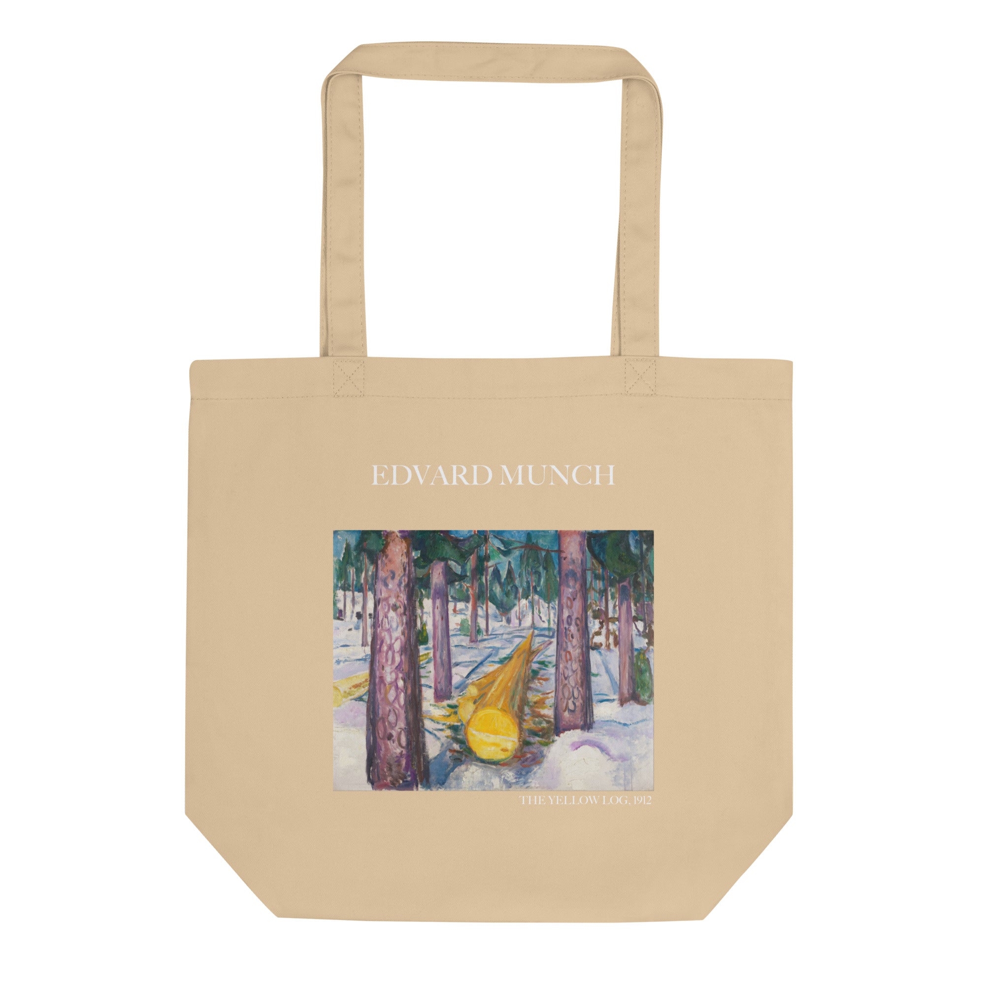Edvard Munch 'The Yellow Log' Famous Painting Totebag | Eco Friendly Art Tote Bag