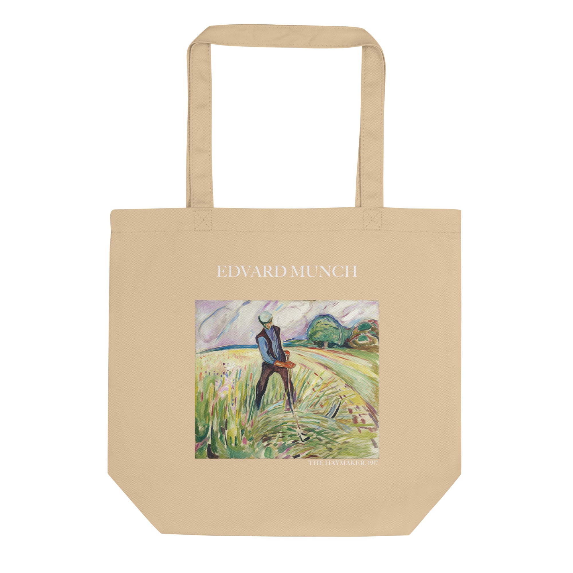 Edvard Munch 'The Haymaker' Famous Painting Totebag | Eco Friendly Art Tote Bag