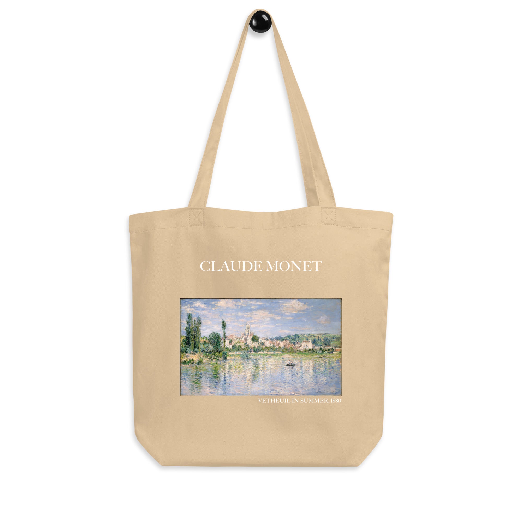Claude Monet 'Vetheuil in Summer' Famous Painting Totebag | Eco Friendly Art Tote Bag