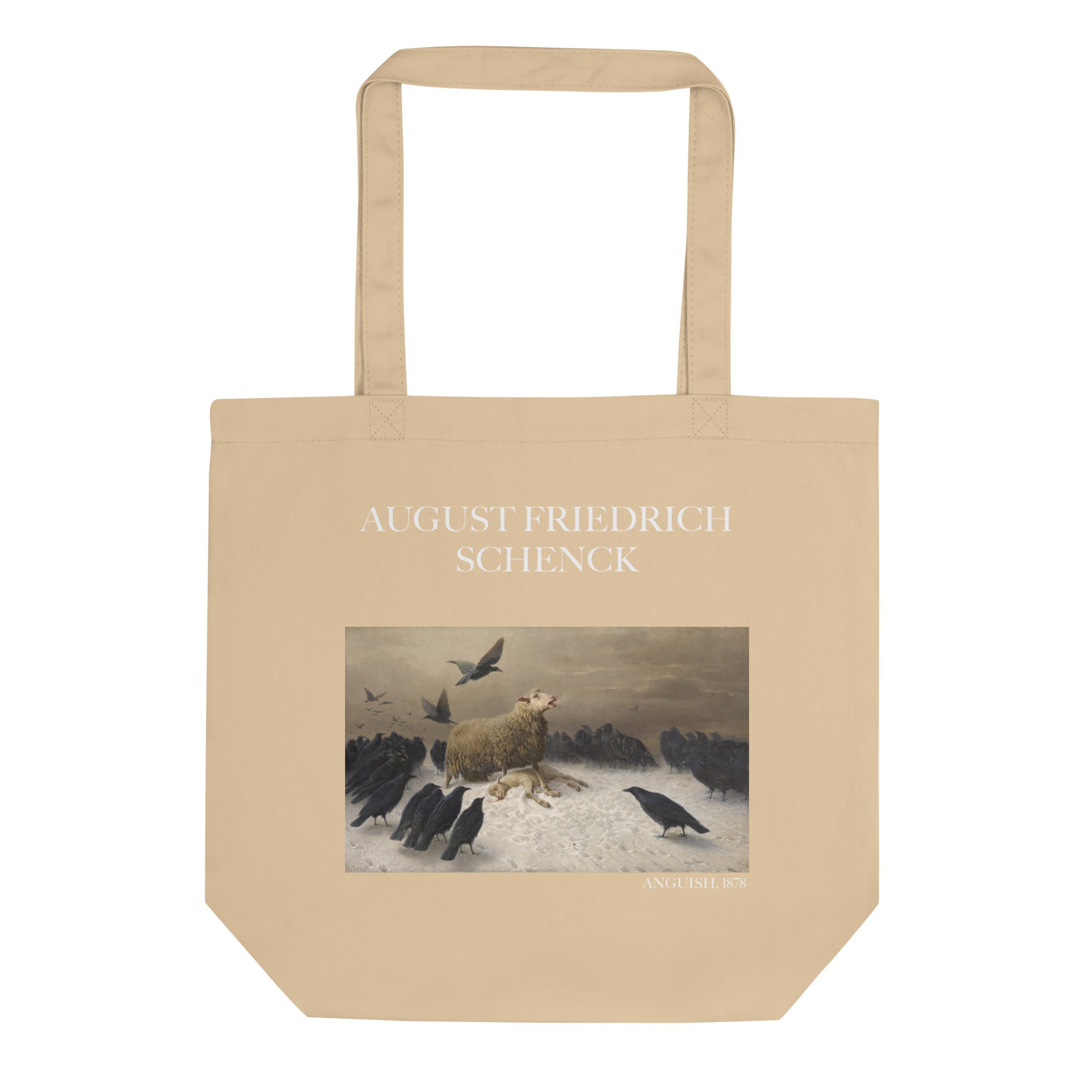 August Friedrich Schenck 'Angst' berühmtes Gemälde Tote Bag | Umweltfreundliche Kunst Tote Bag