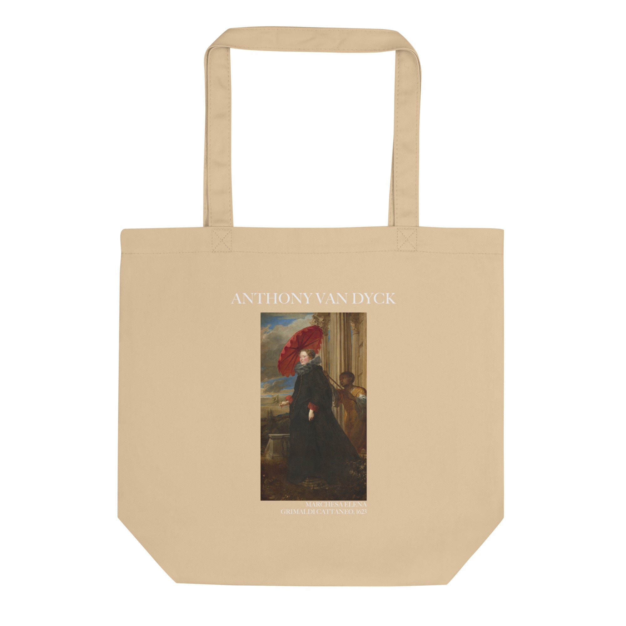 Sir Anthony van Dyck 'Marchesa Elena Grimaldi Cattaneo' Famous Painting Totebag | Eco Friendly Art Tote Bag