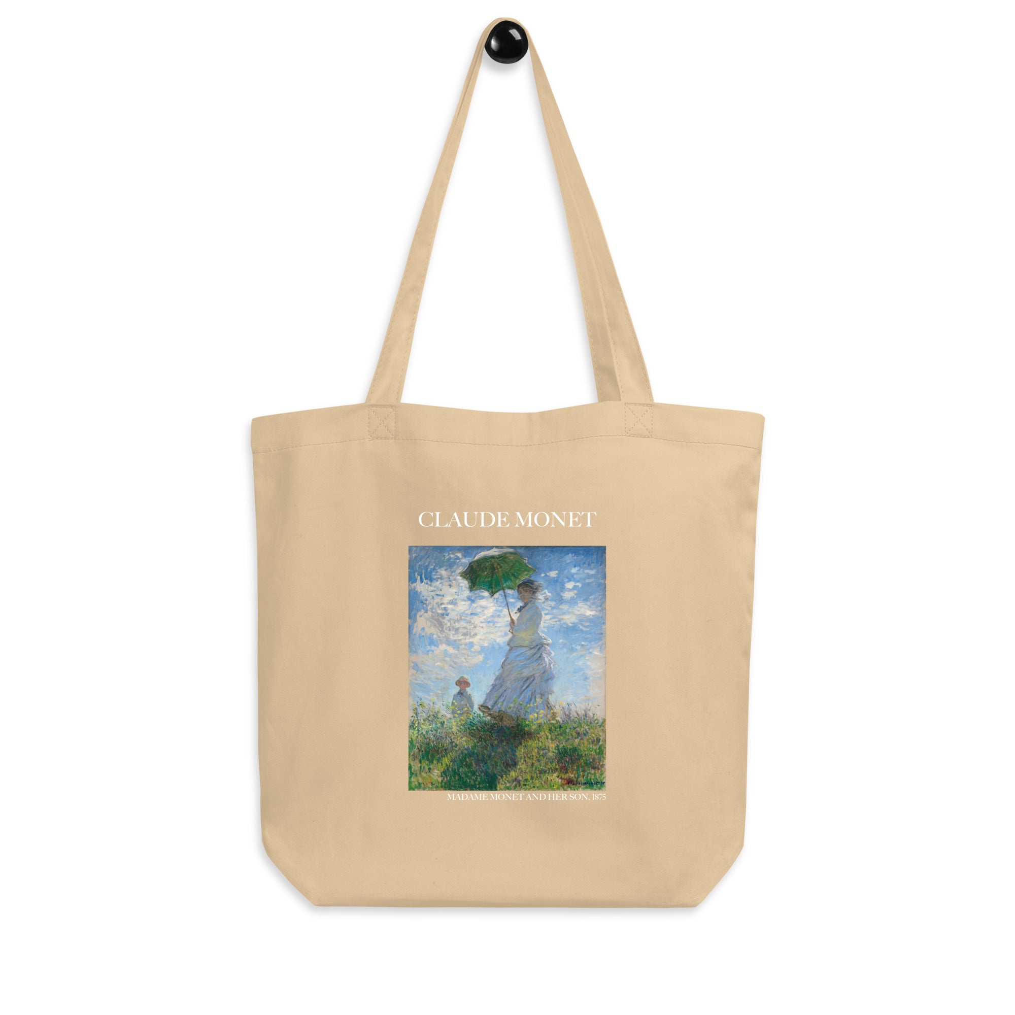 Claude Monet – Einkaufstasche „Madame Monet und ihr Sohn“ – berühmtes Gemälde – Umweltfreundliche Kunst-Einkaufstasche