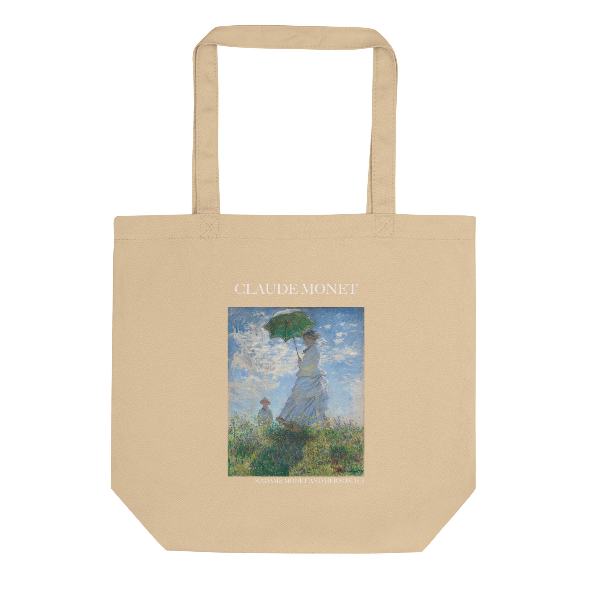 Claude Monet – Einkaufstasche „Madame Monet und ihr Sohn“ – berühmtes Gemälde – Umweltfreundliche Kunst-Einkaufstasche