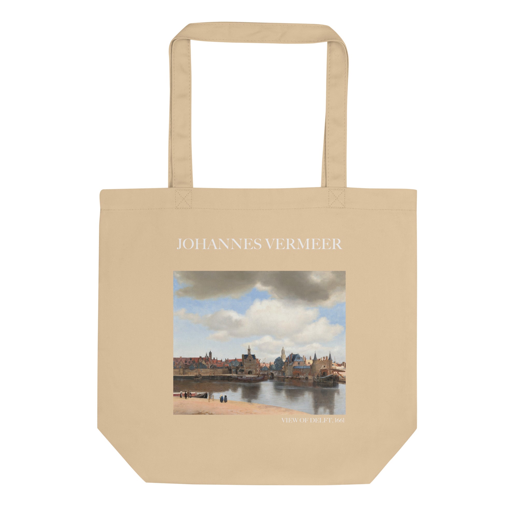 Johannes Vermeer 'View of Delft' Famous Painting Totebag | Eco Friendly Art Tote Bag