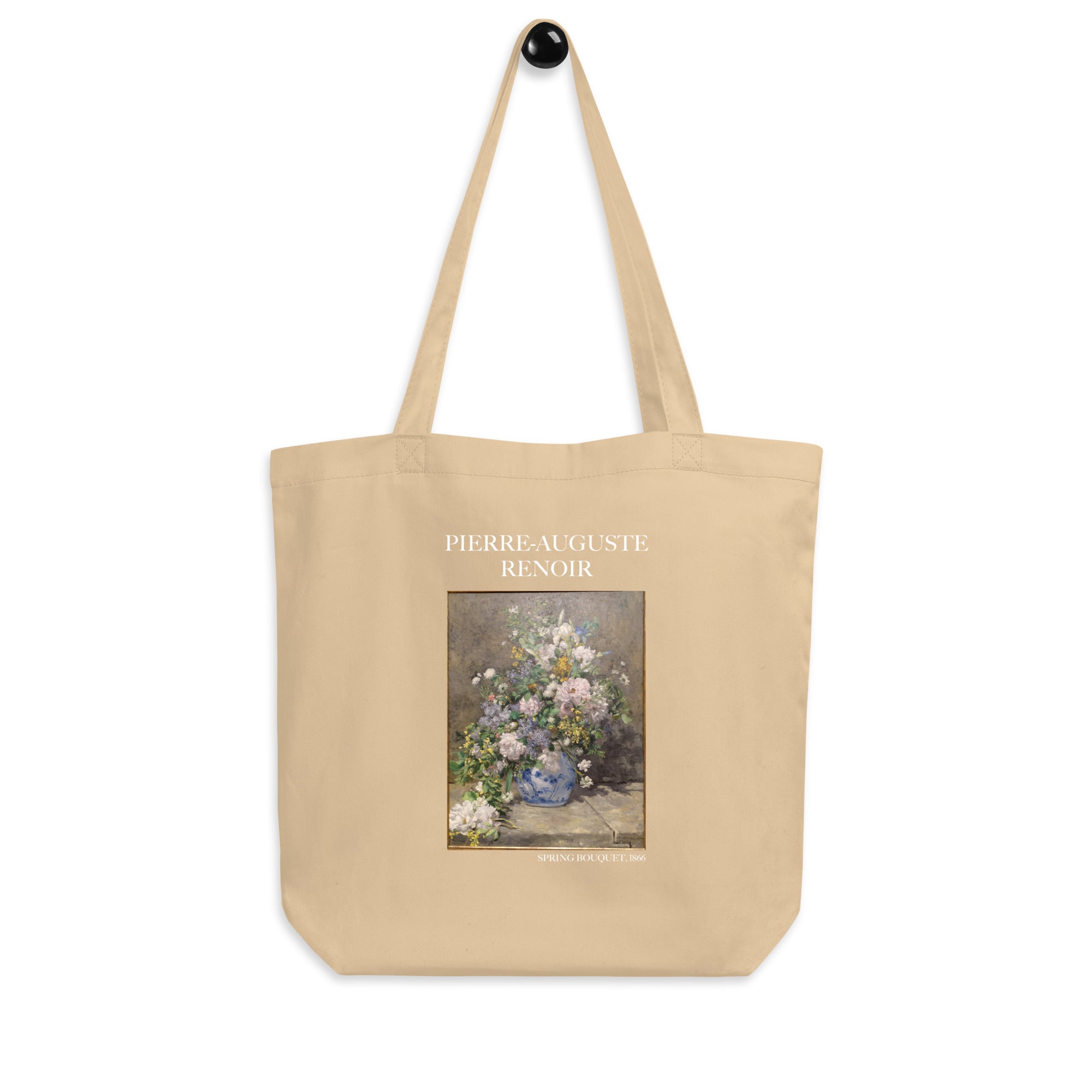 Pierre-Auguste Renoir 'Spring Bouquet' Famous Painting Totebag | Eco Friendly Art Tote Bag