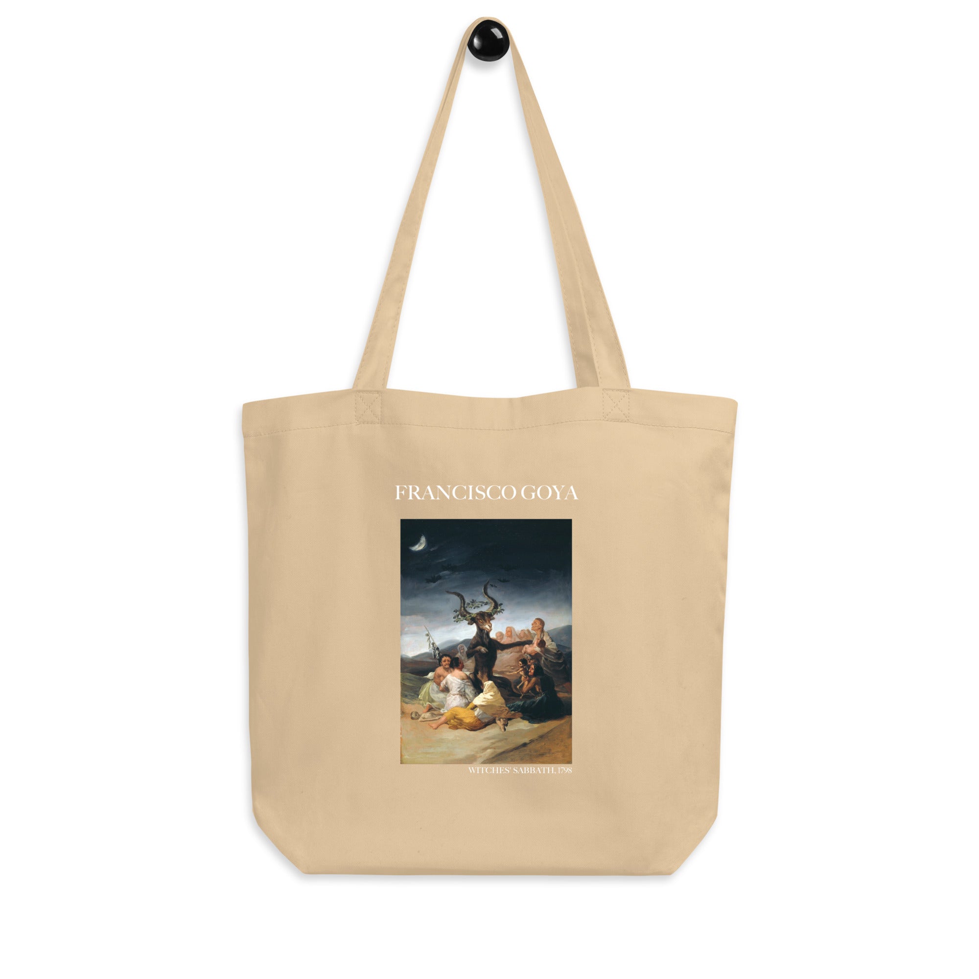 Francisco Goya 'Hexensabbat' berühmtes Gemälde Tote Bag | Umweltfreundliche Kunst Tote Bag