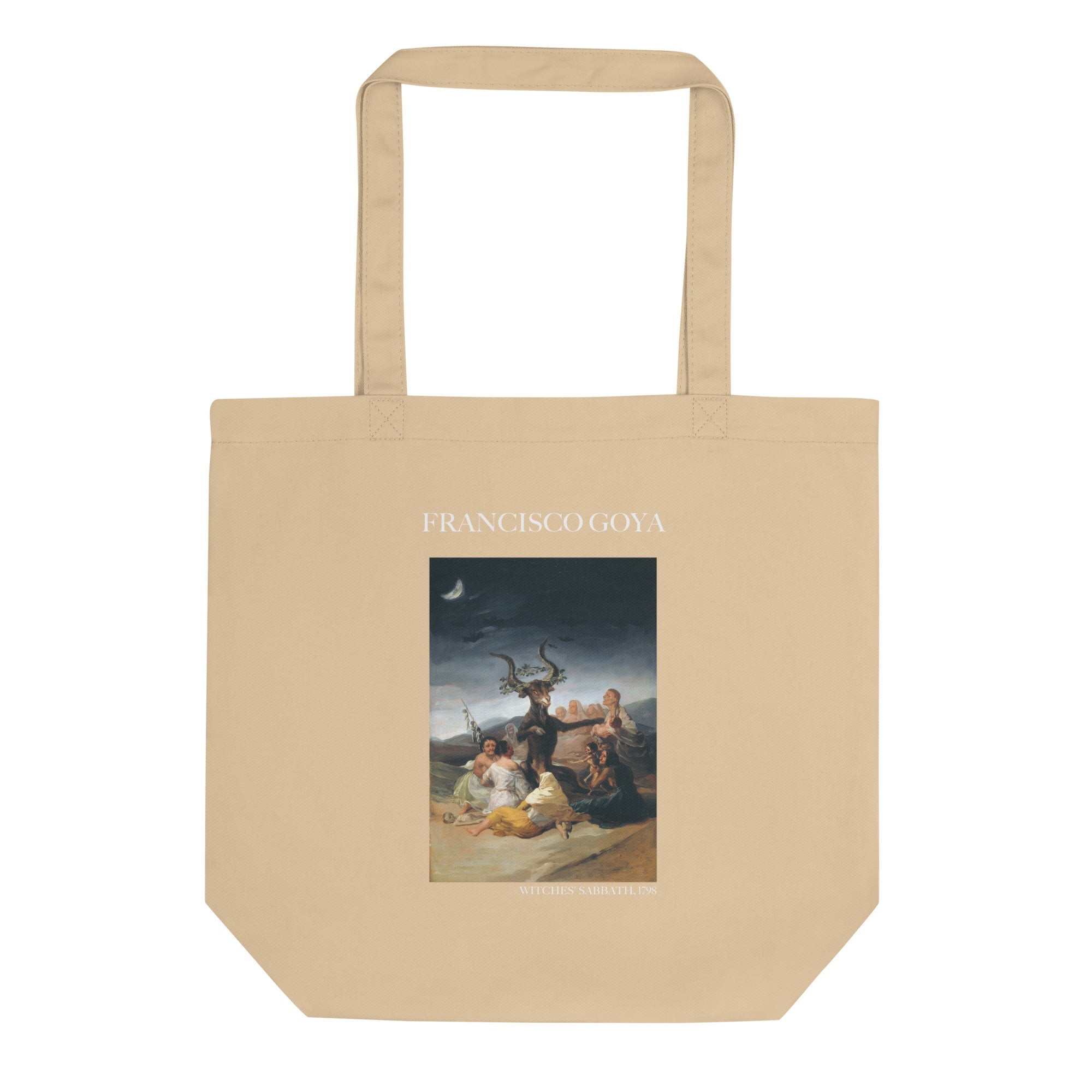 Francisco Goya 'Hexensabbat' berühmtes Gemälde Tote Bag | Umweltfreundliche Kunst Tote Bag