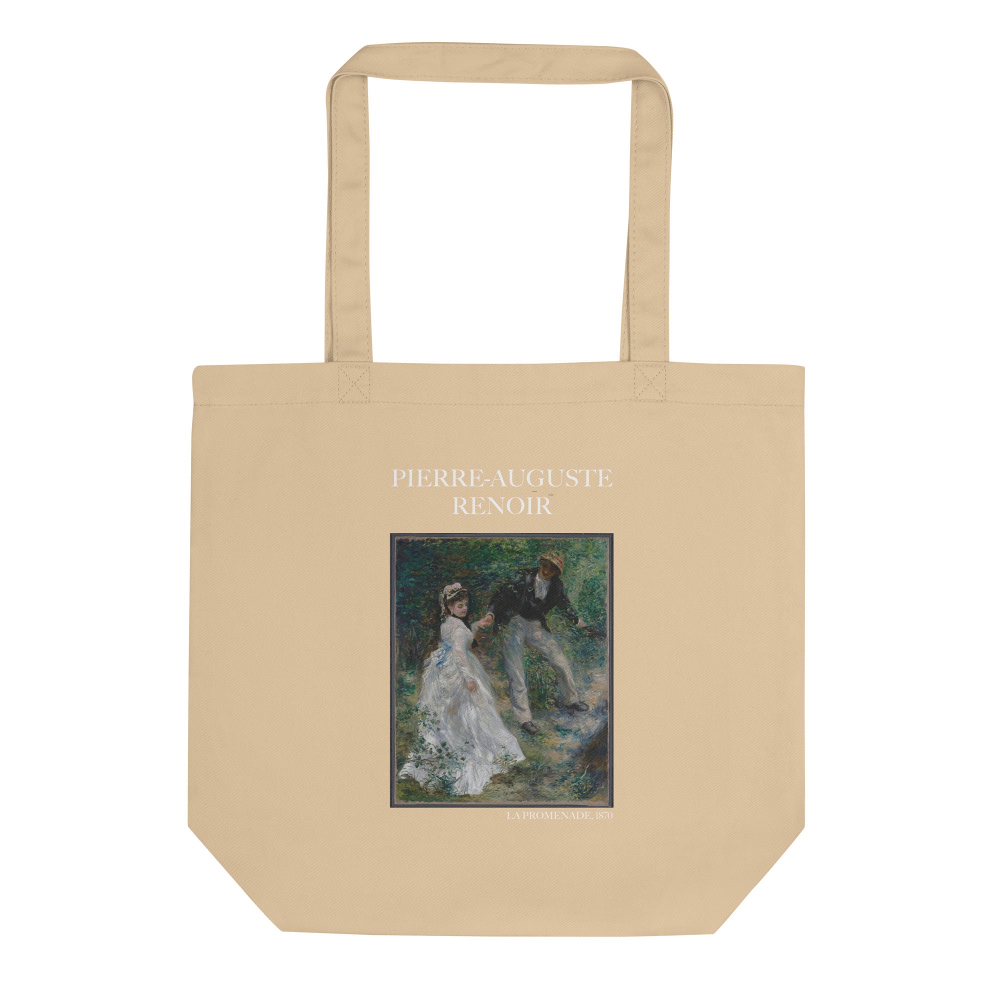 Pierre-Auguste Renoir 'La Promenade' Famous Painting Totebag | Eco Friendly Art Tote Bag