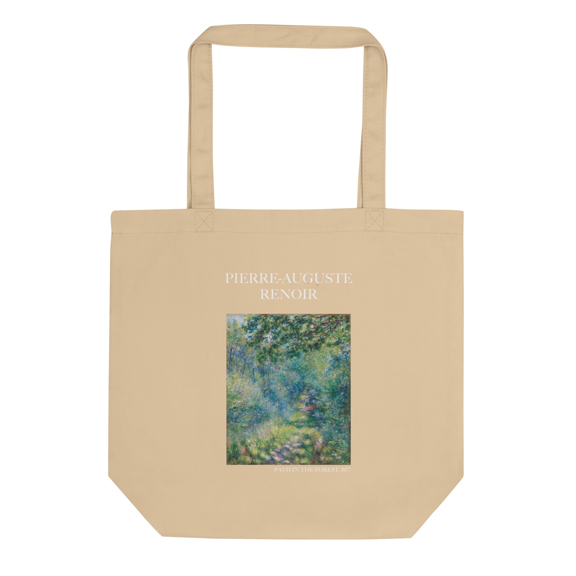 Pierre-Auguste Renoir 'Path in the Forest' Famous Painting Totebag | Eco Friendly Art Tote Bag