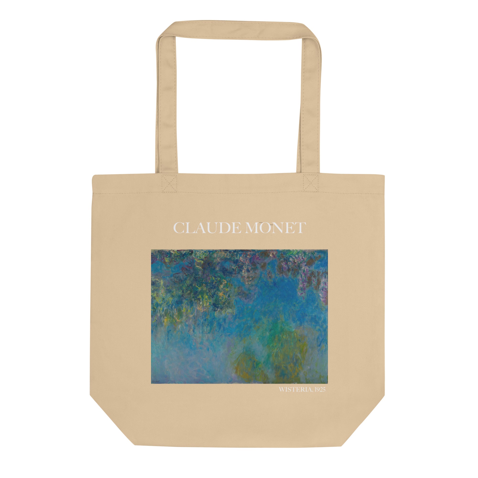Claude Monet 'Wisteria' Famous Painting Totebag | Eco Friendly Art Tote Bag