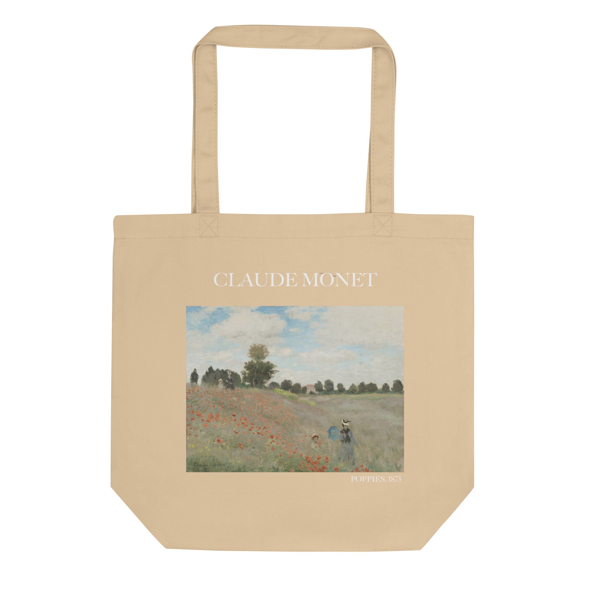 Claude Monet 'Poppies' Famous Painting Totebag | Eco Friendly Art Tote Bag