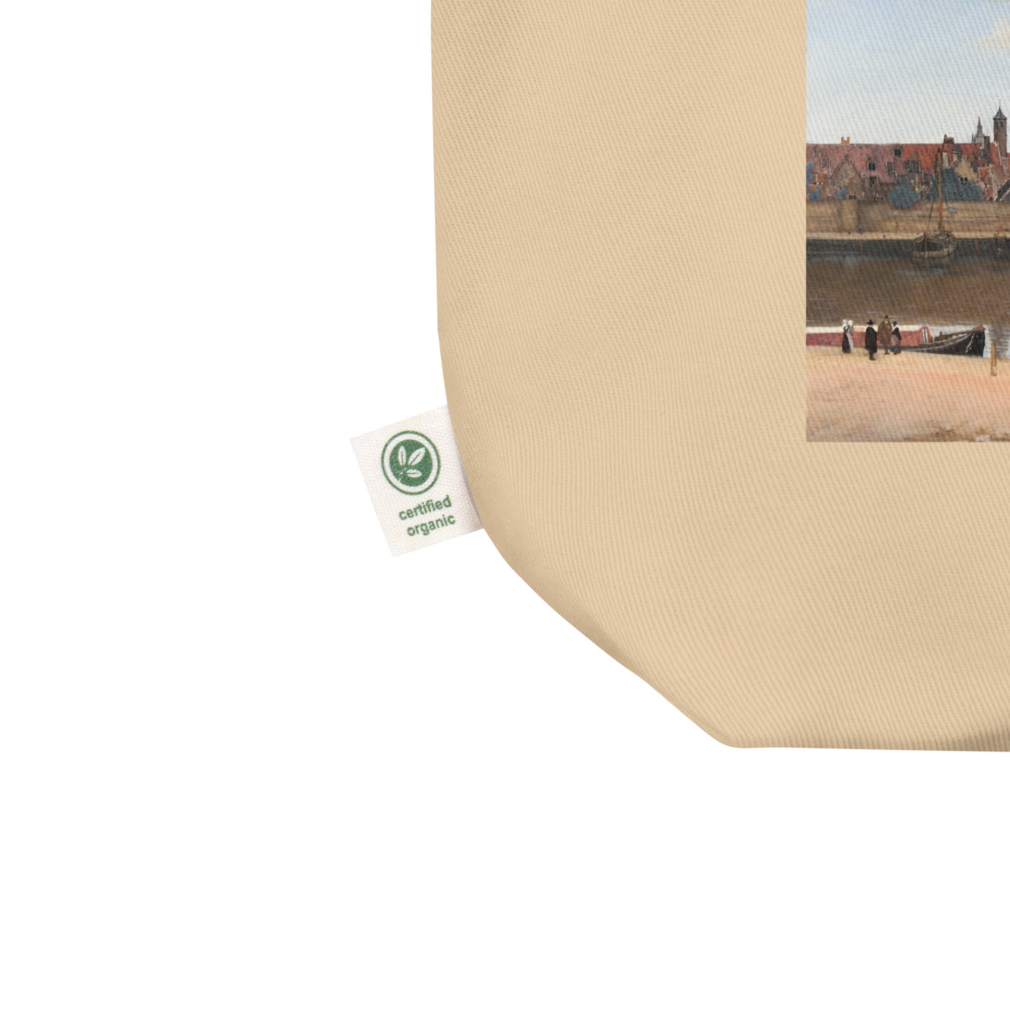 Johannes Vermeer 'View of Delft' Famous Painting Totebag | Eco Friendly Art Tote Bag