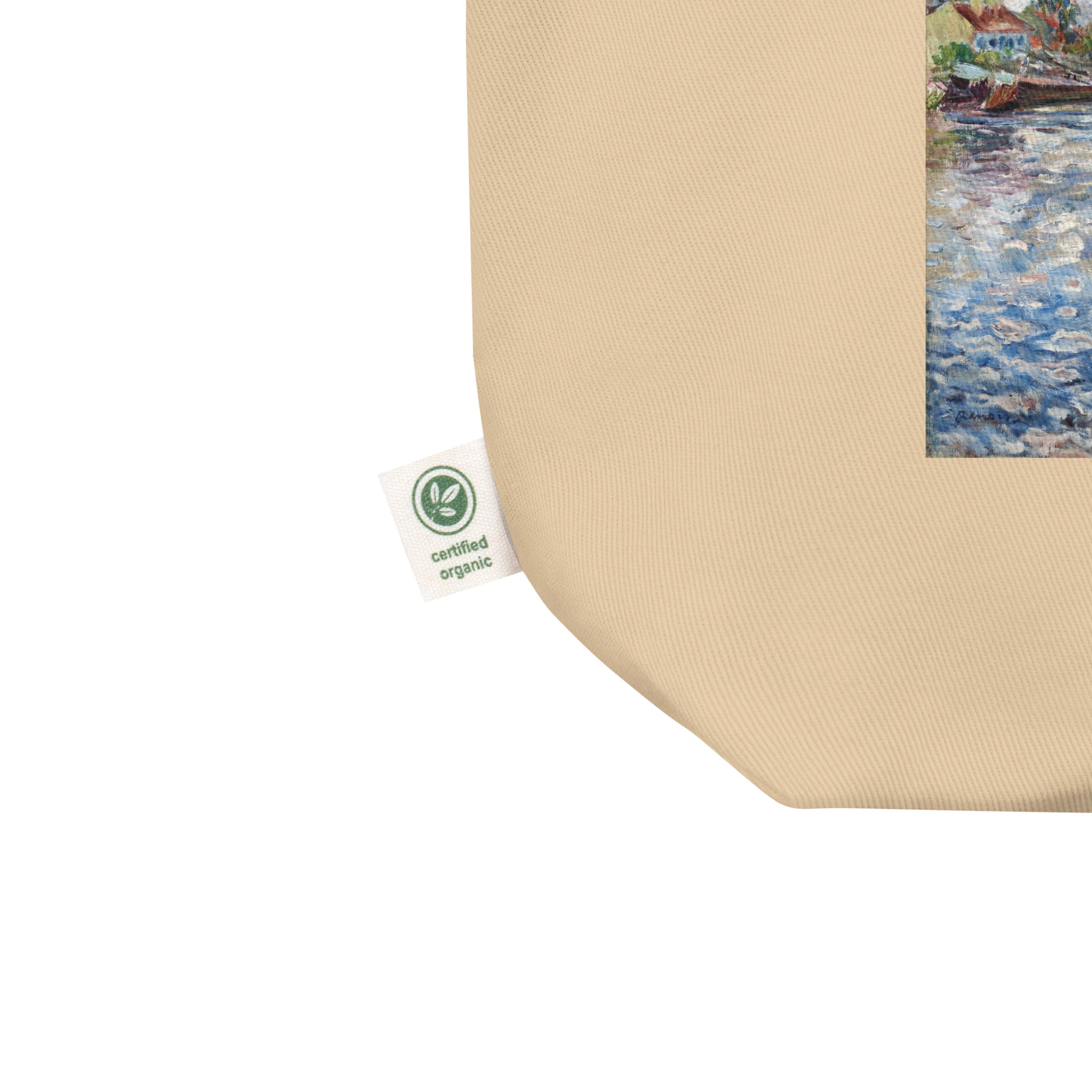 Pierre-Auguste Renoir 'The Seine at Chatou' Famous Painting Totebag | Eco Friendly Art Tote Bag