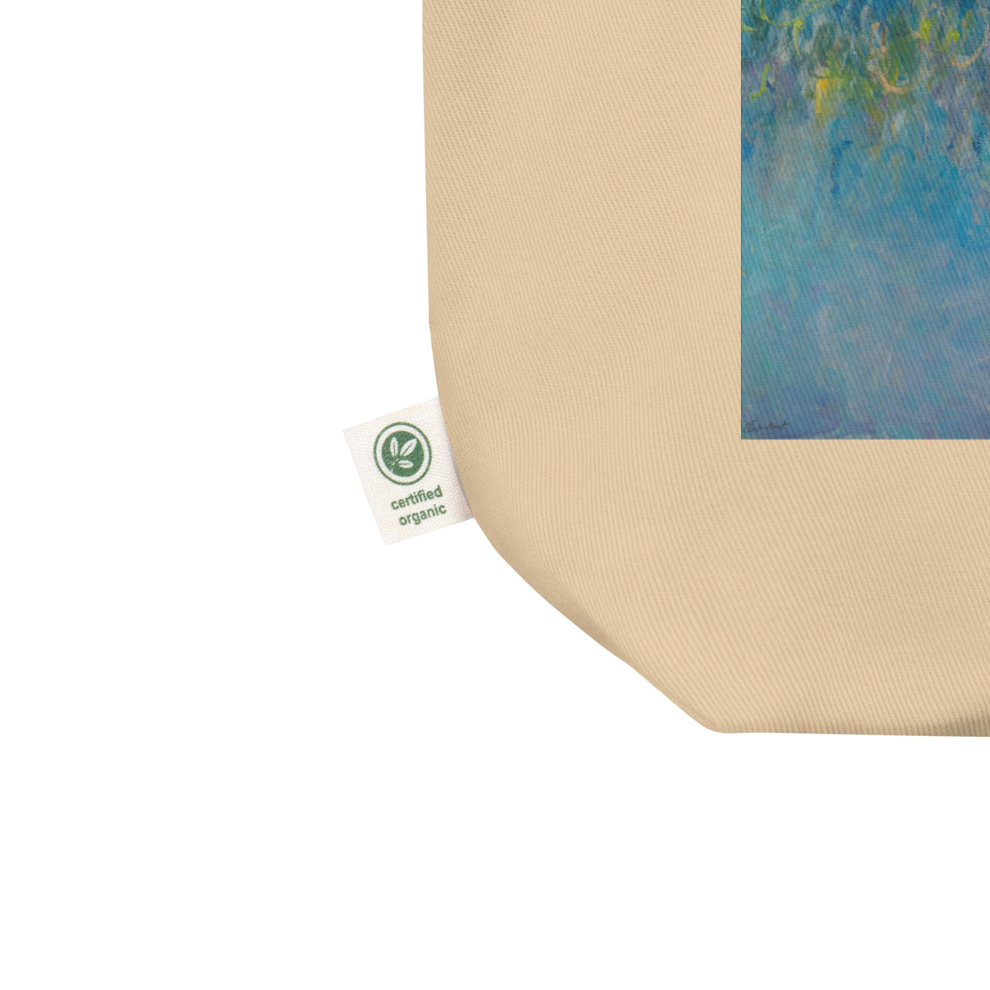 Claude Monet 'Wisteria' Famous Painting Totebag | Eco Friendly Art Tote Bag