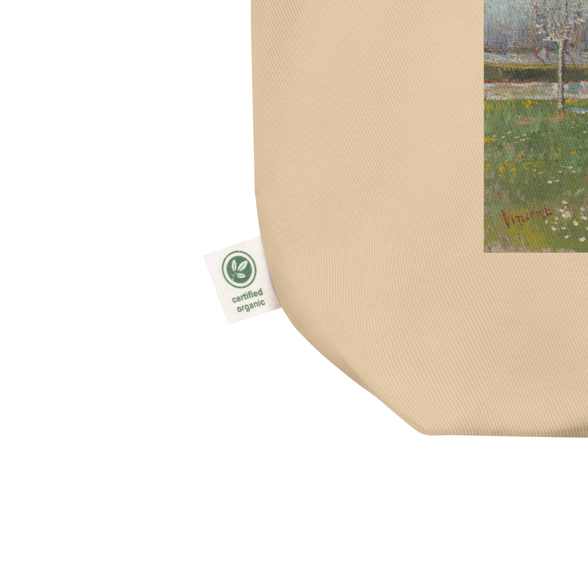 Vincent van Gogh 'Orchard in Blossom' Famous Painting Totebag | Eco Friendly Art Tote Bag