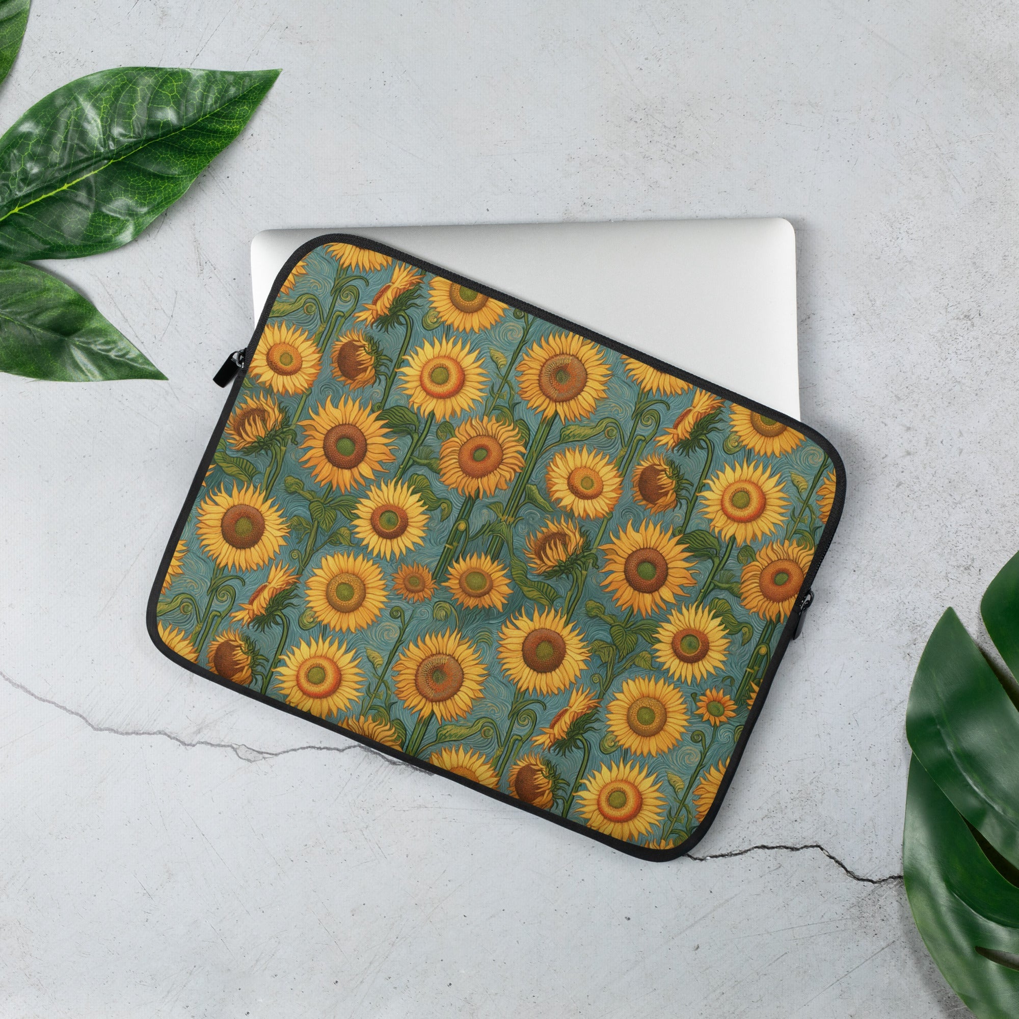Vincent van Gogh 'Sunflowers' Famous Painting Laptop Sleeve | Premium Art Laptop Sleeve 13"/15"