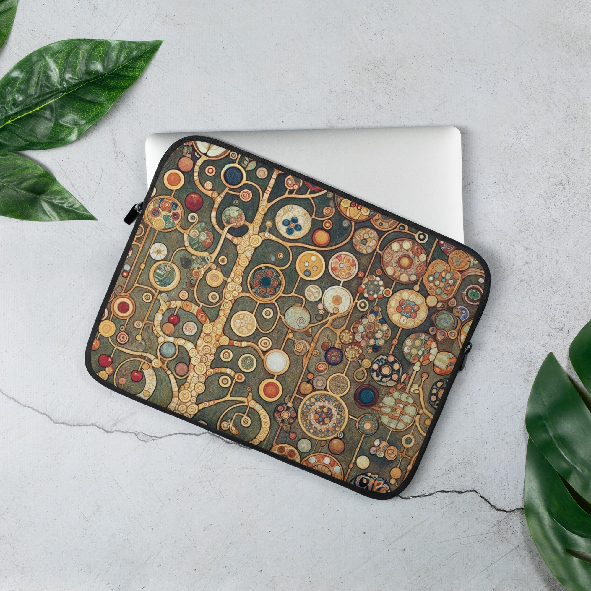 Gustav Klimt 'Apple Tree I' Famous Painting Laptop Sleeve | Premium Art Laptop Sleeve 13"/15"