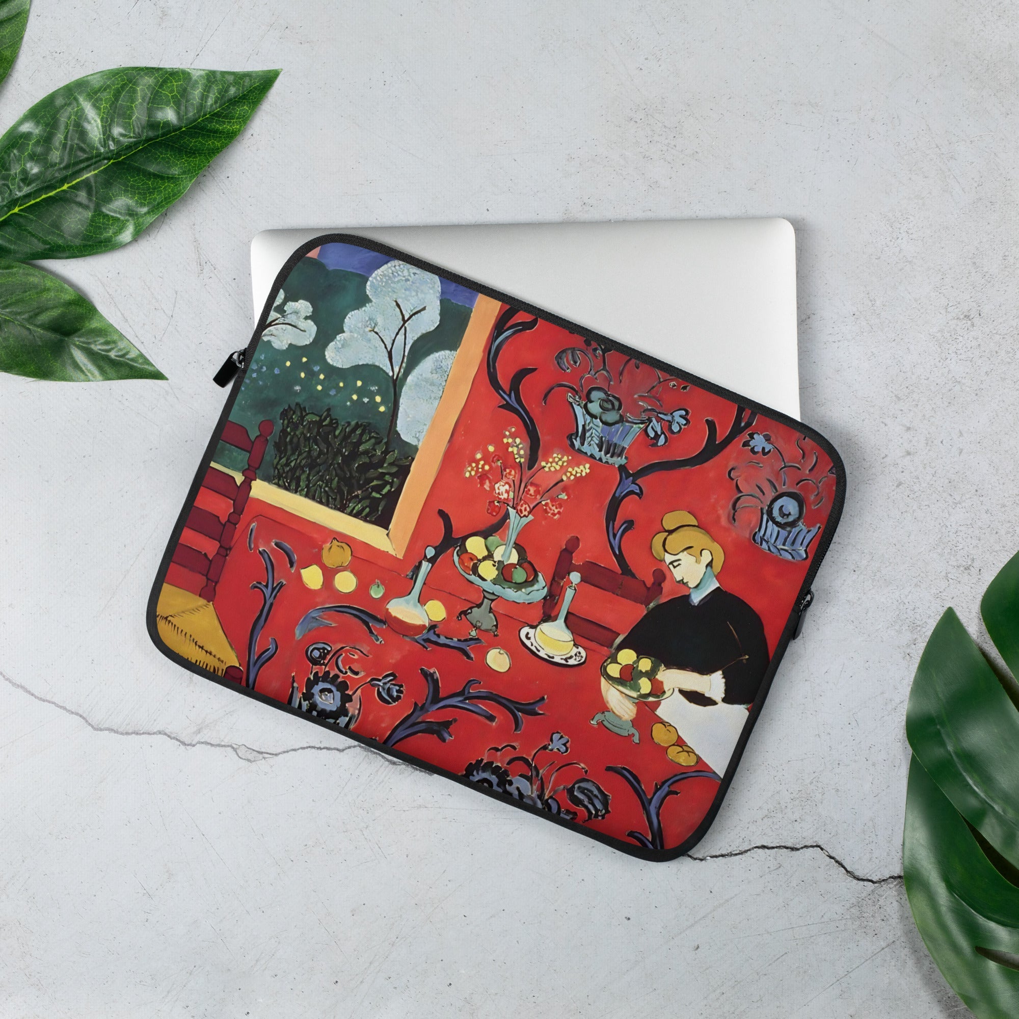 Henri Matisse ‘The Red Room’ Famous Painting Laptop Sleeve | Premium Art Laptop Sleeve