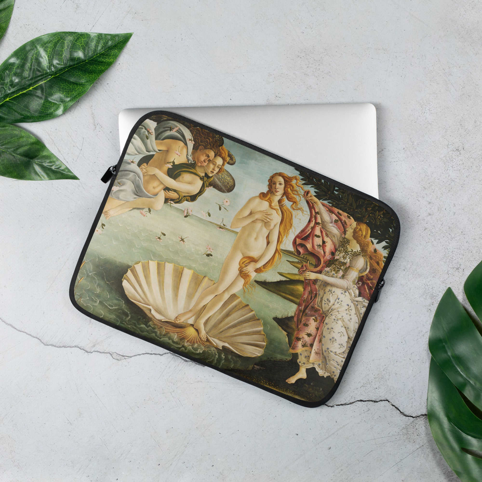Laptophülle mit berühmtem Gemälde „Die Geburt der Venus“ von Sandro Botticelli | Premium-Kunst-Laptophülle