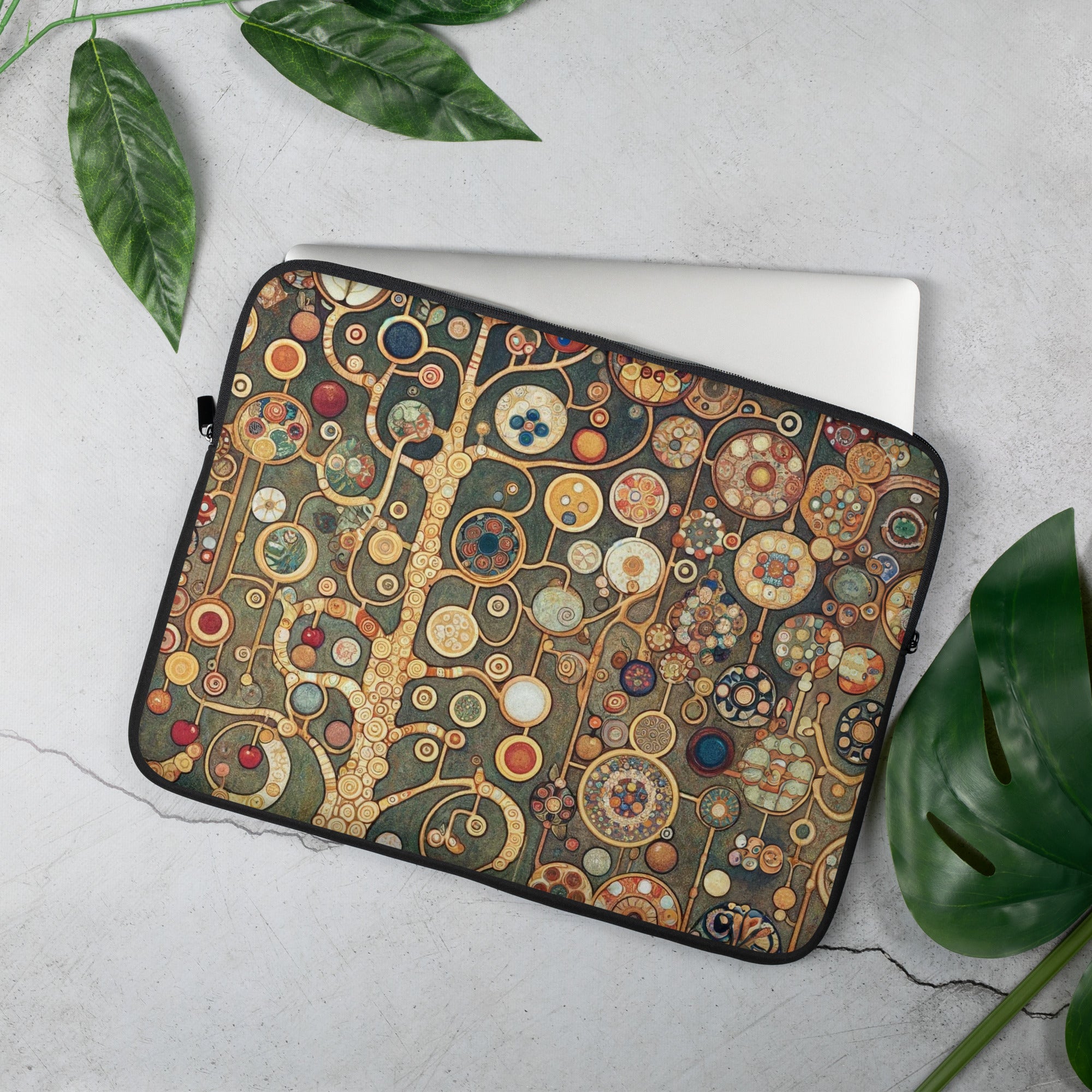 Gustav Klimt 'Apple Tree I' Famous Painting Laptop Sleeve | Premium Art Laptop Sleeve 13"/15"