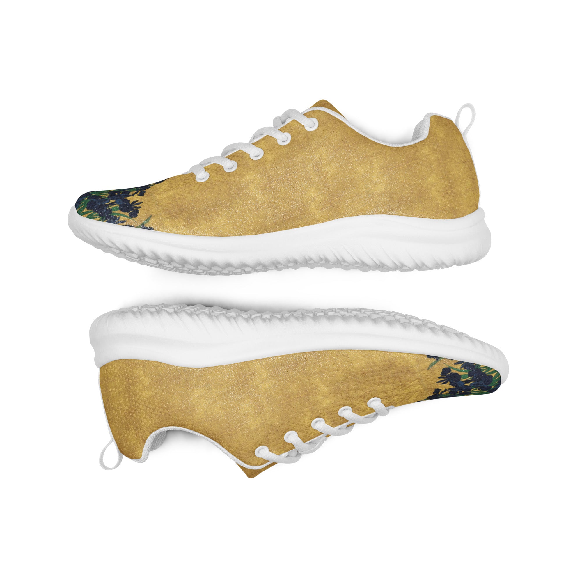 Ogata Kōrin ‘Irises’ Lightweight Athletic Running Shoes | Premium Art Sneakers for Men
