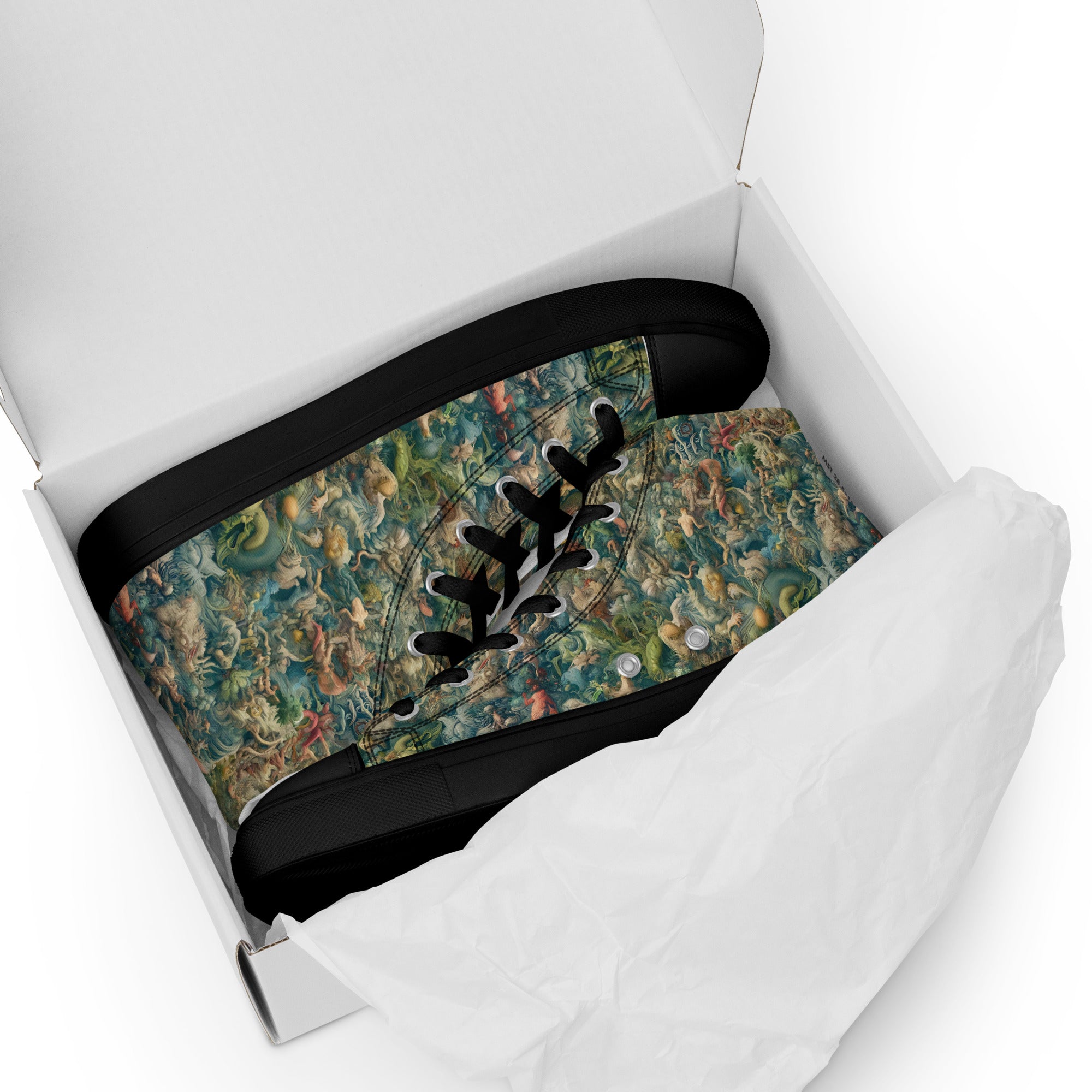 Hieronymus Bosch 'The Garden of Earthly Delights' High Top Shoes | Premium Art High Top Sneakers for Men