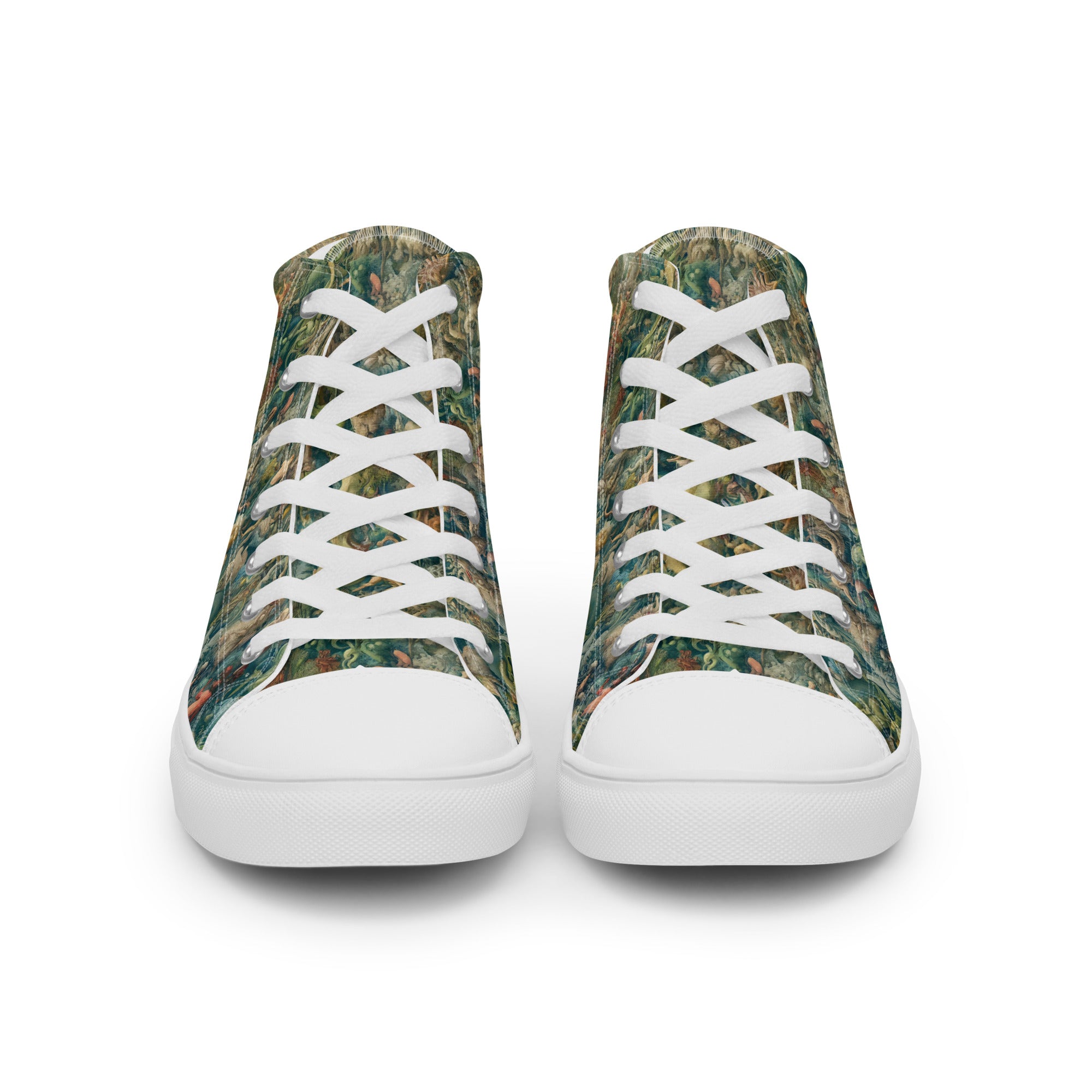 Hieronymus Bosch „Der Garten der Lüste“ High Top Schuhe | Hochwertige Art High Top Sneakers für Männer