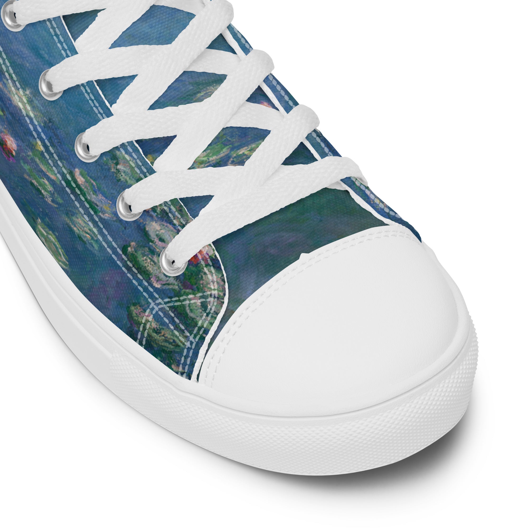 Claude Monet 'Water Lilies' High Top Shoes | Premium Art High Top Sneakers for Men