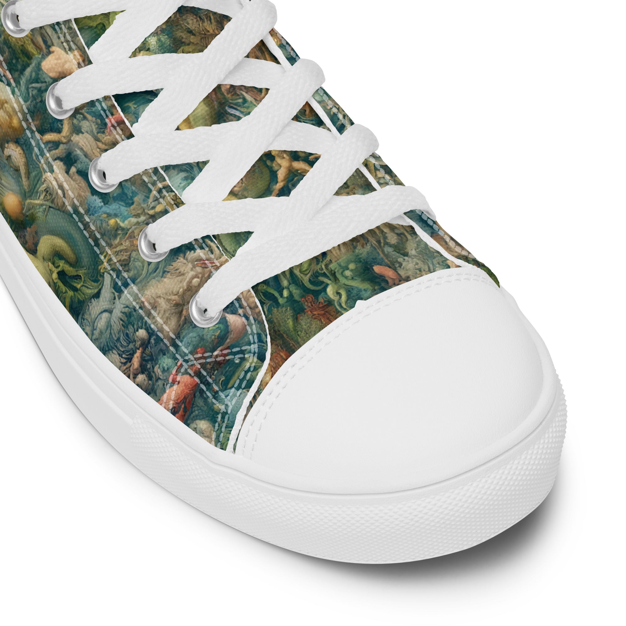 Hieronymus Bosch „Der Garten der Lüste“ High Top Schuhe | Hochwertige Art High Top Sneakers für Männer